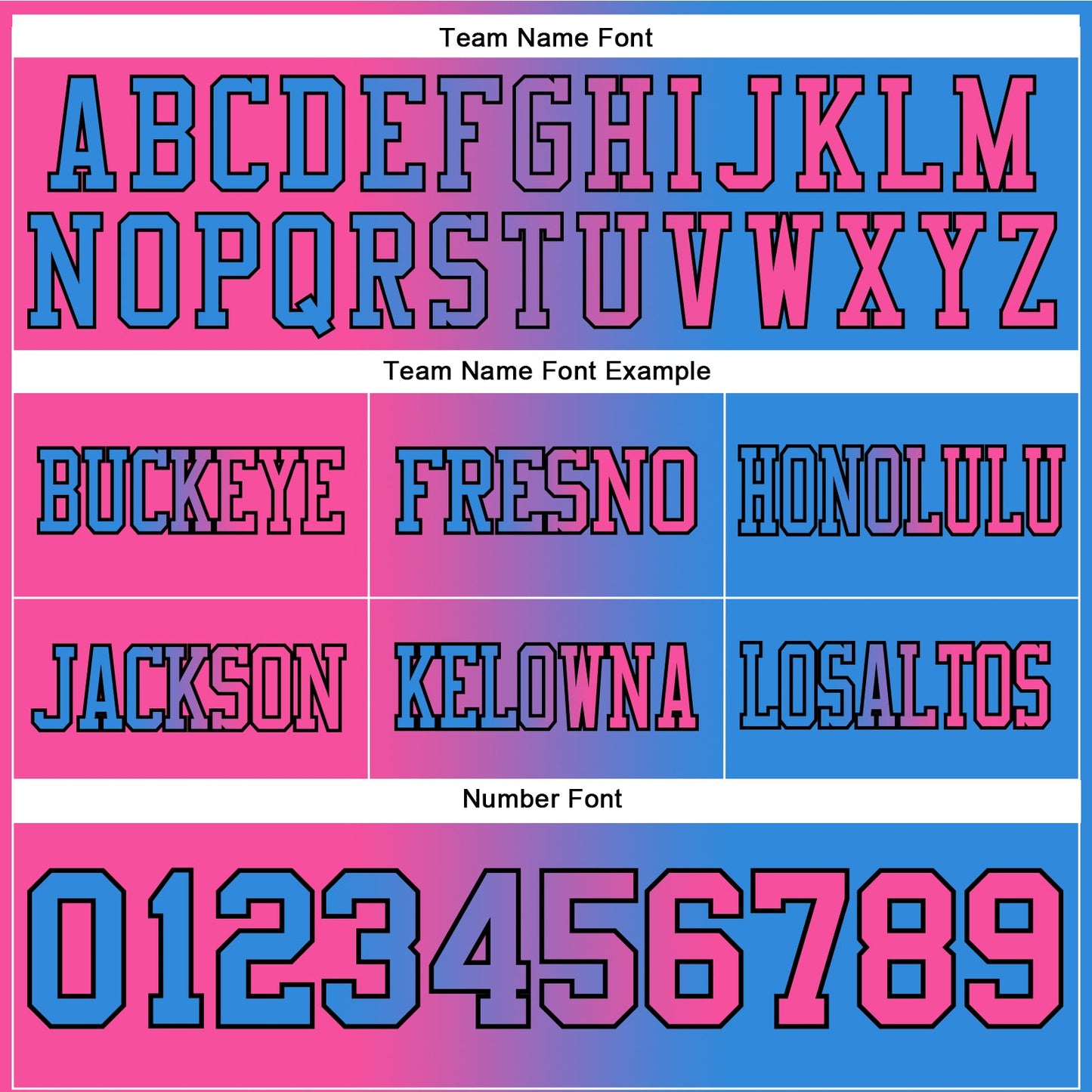 Custom Powder Blue Pink-Black Authentic Gradient Fashion Football Jersey