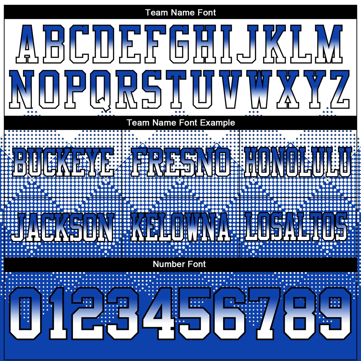 Custom White Thunder Blue-Black Authentic Gradient Square Shape 7V7 Flag Football Jersey