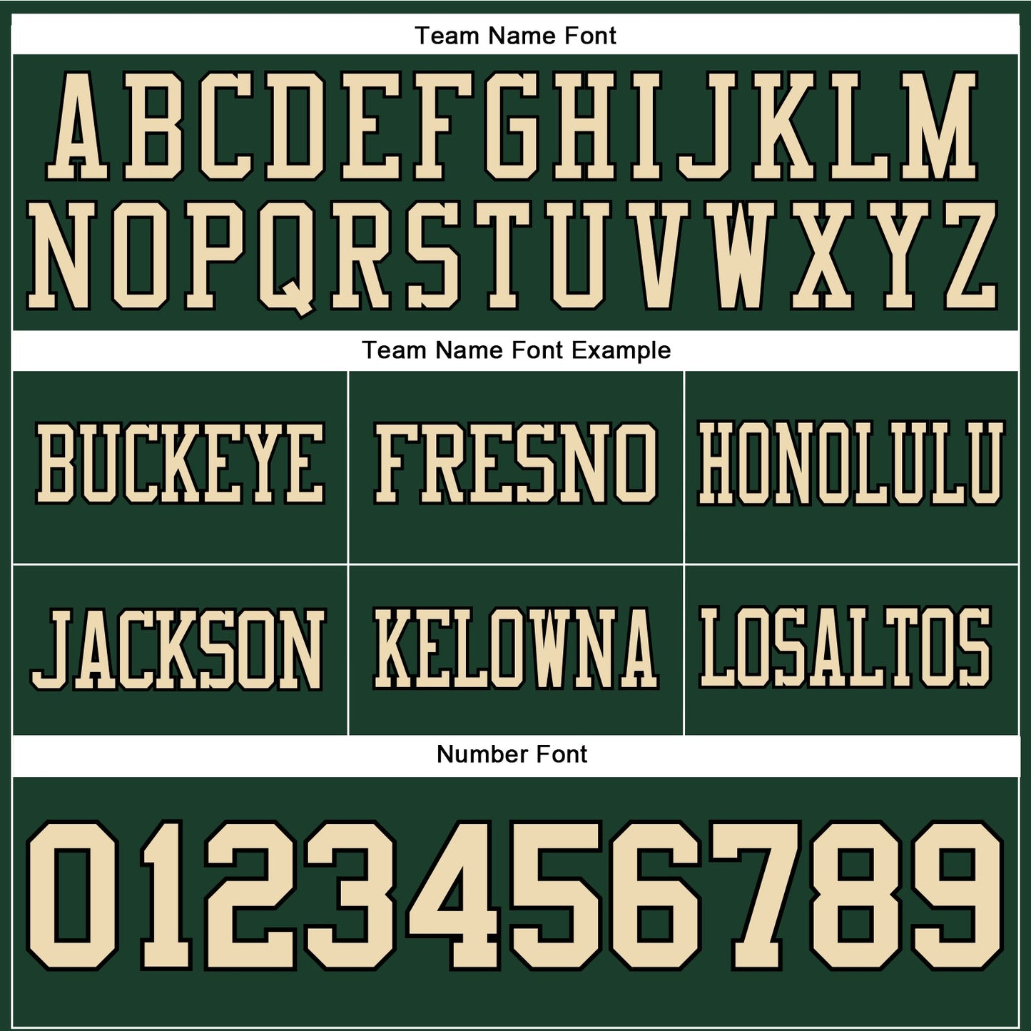 Custom Green City Cream-Black Authentic Football Jersey