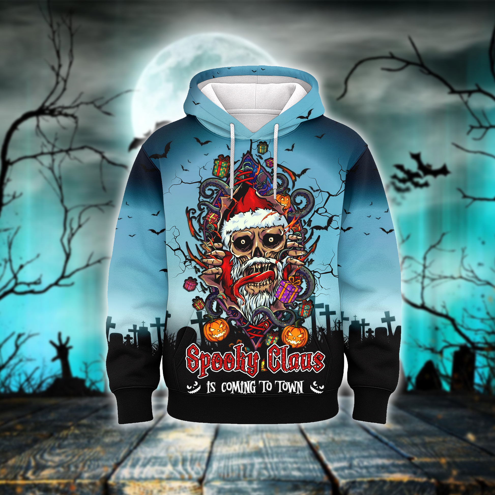 Halloween Christmas Mashup Shirt, Custom Choo