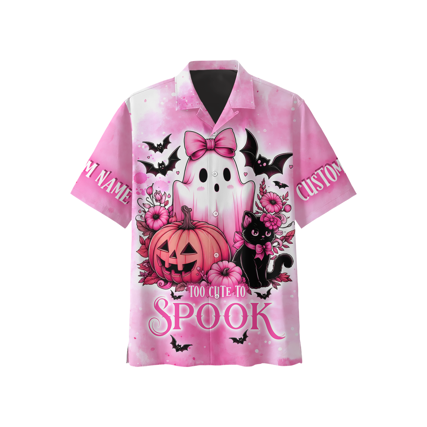 Personalized Cute Ghost Pink Halloween shirt
