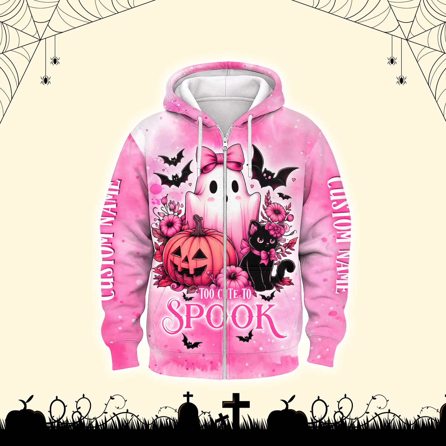 Personalized Cute Ghost Pink Halloween shirt