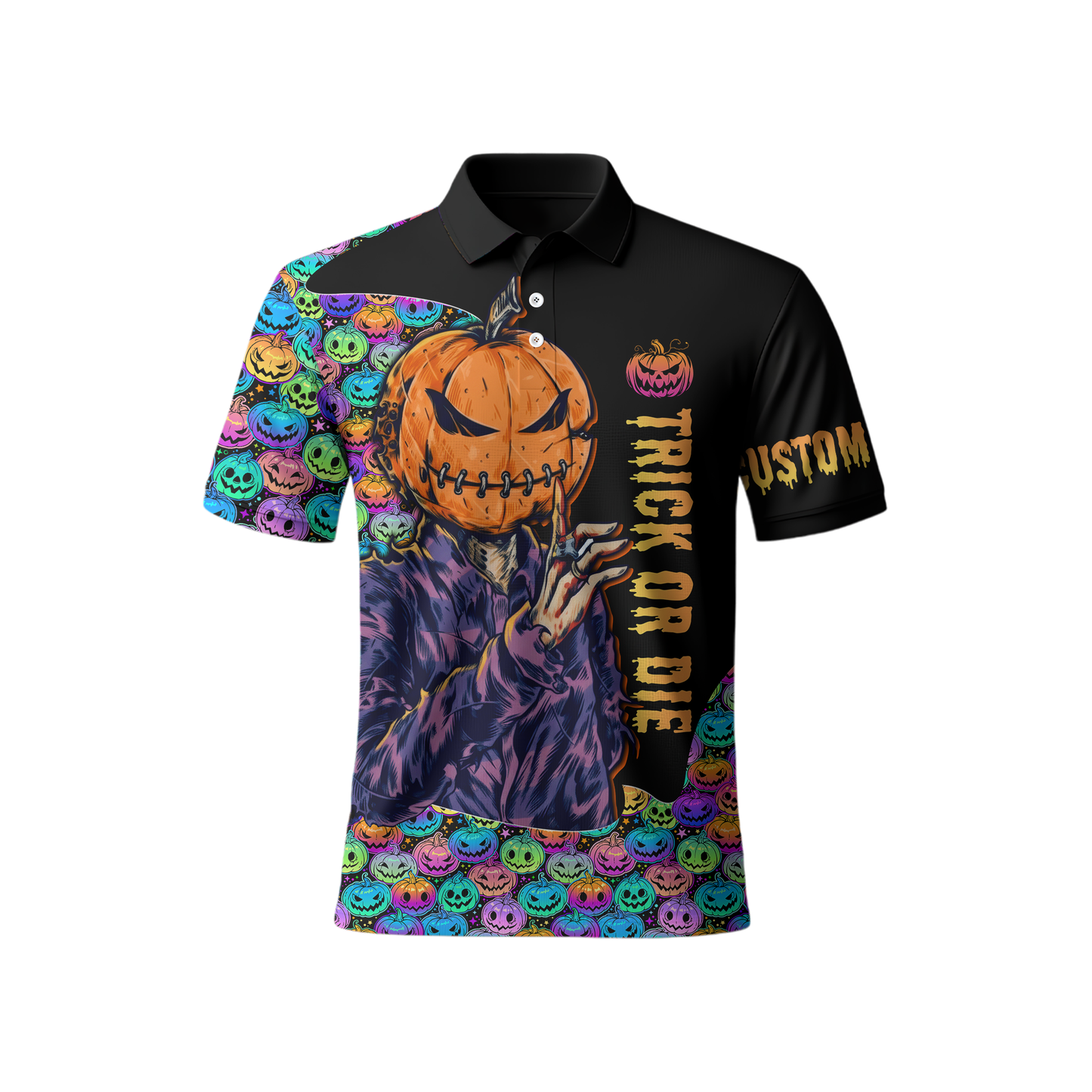 Customizable Neon Pumpkin Patch shirt, Custom Choo