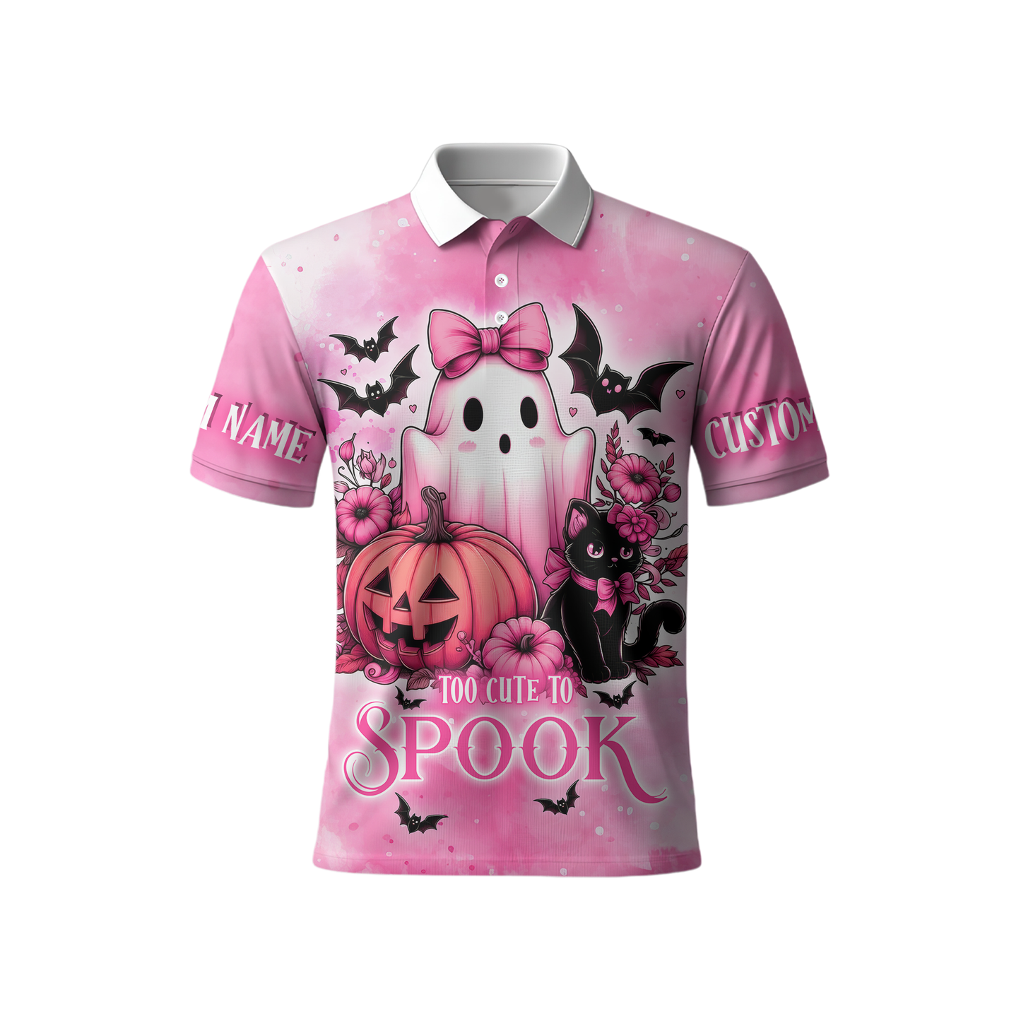 Personalized Cute Ghost Pink Halloween shirt