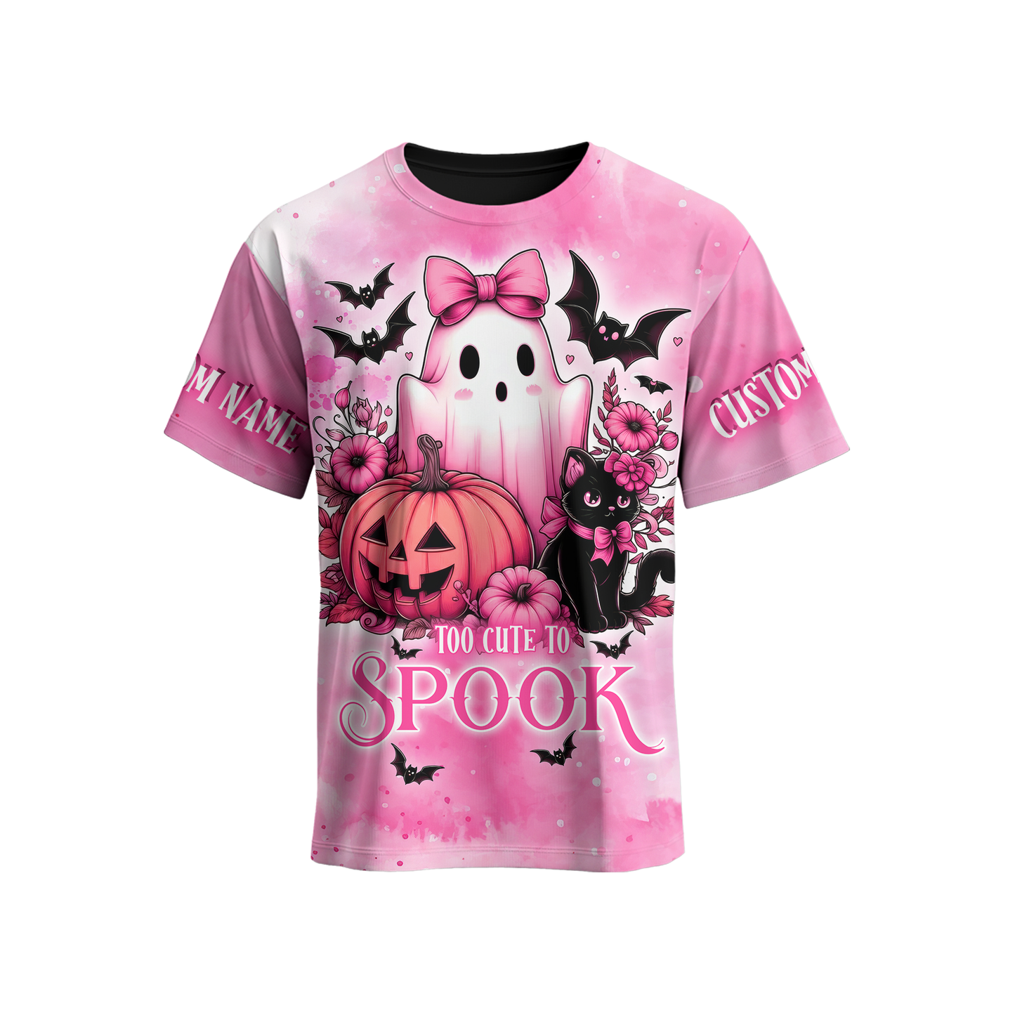 Personalized Cute Ghost Pink Halloween shirt