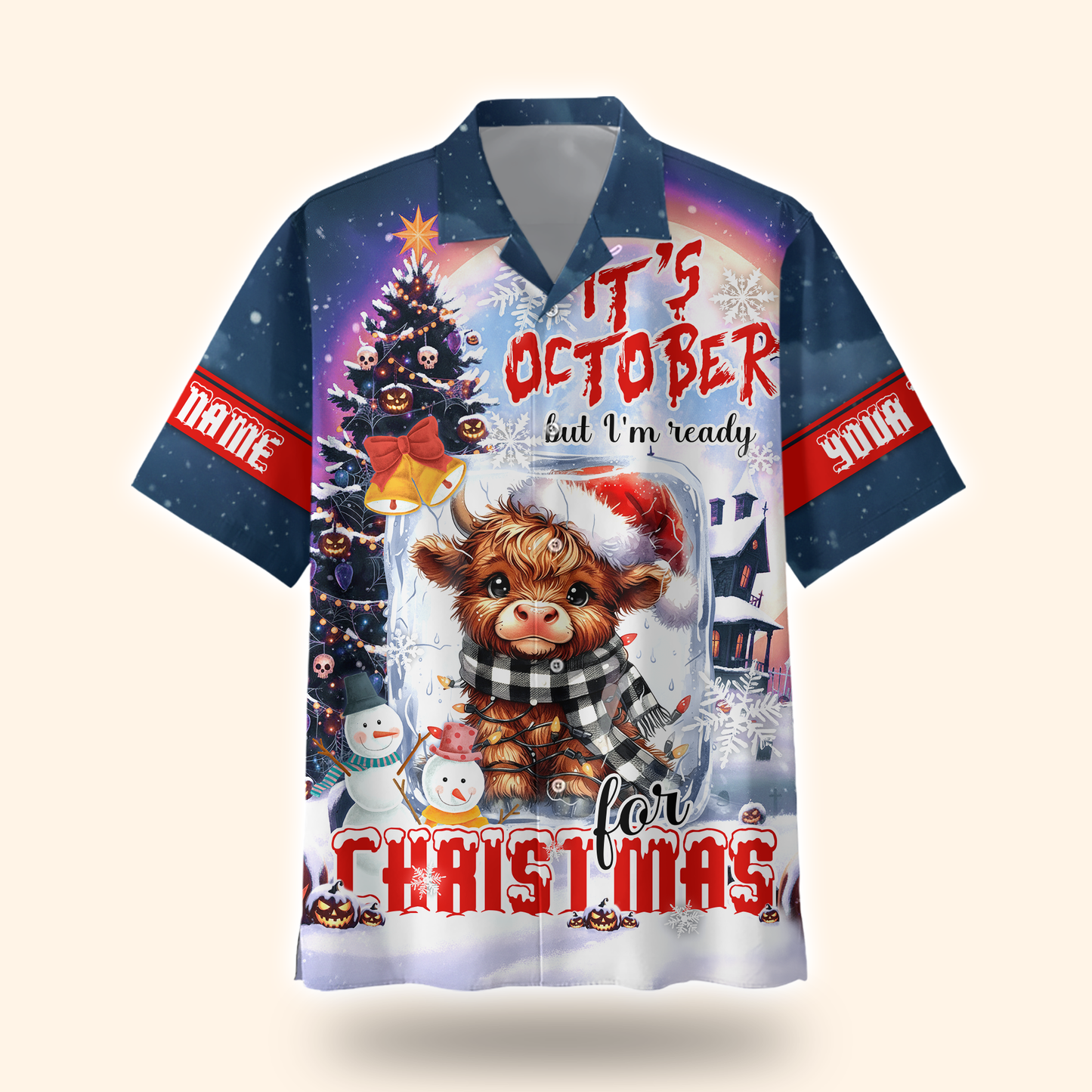 October's Christmas Cow Apparel, Custom Choo