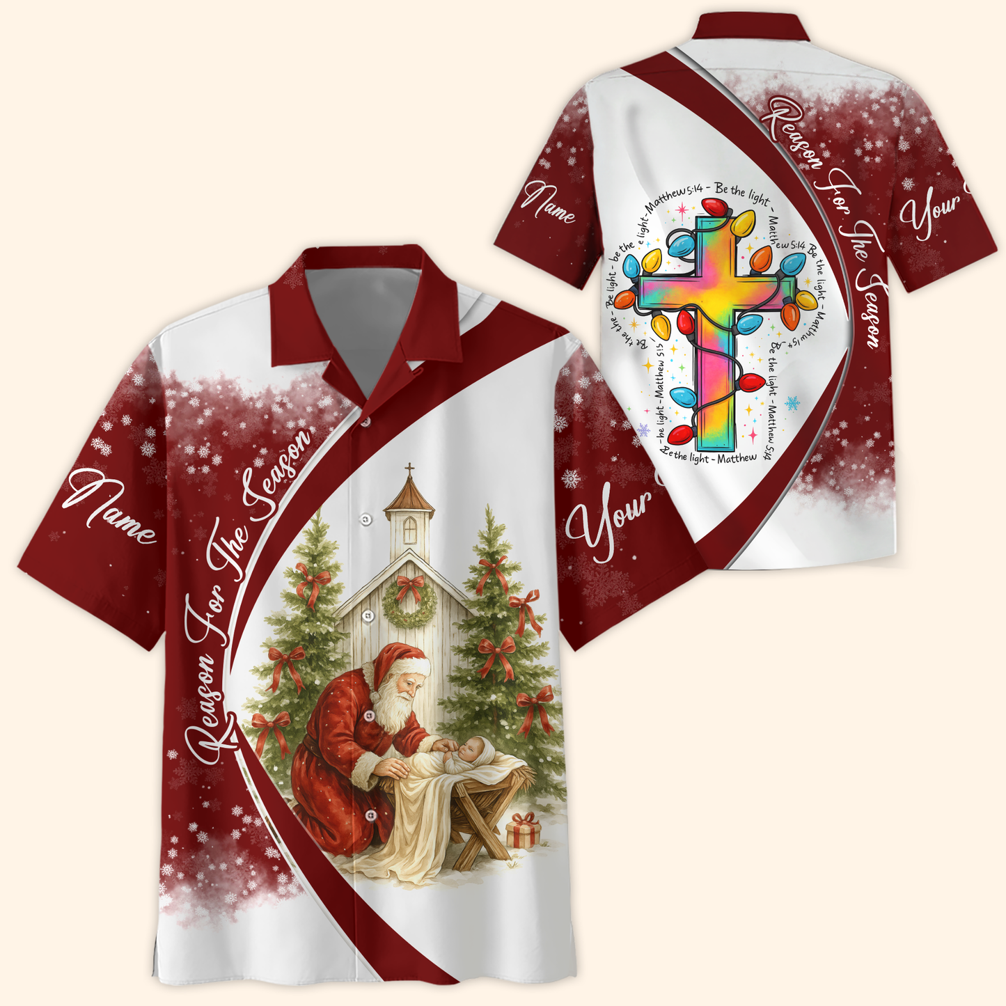 Jesus Is the Reason for the Season Hoodie – Christian Christmas Zip Up