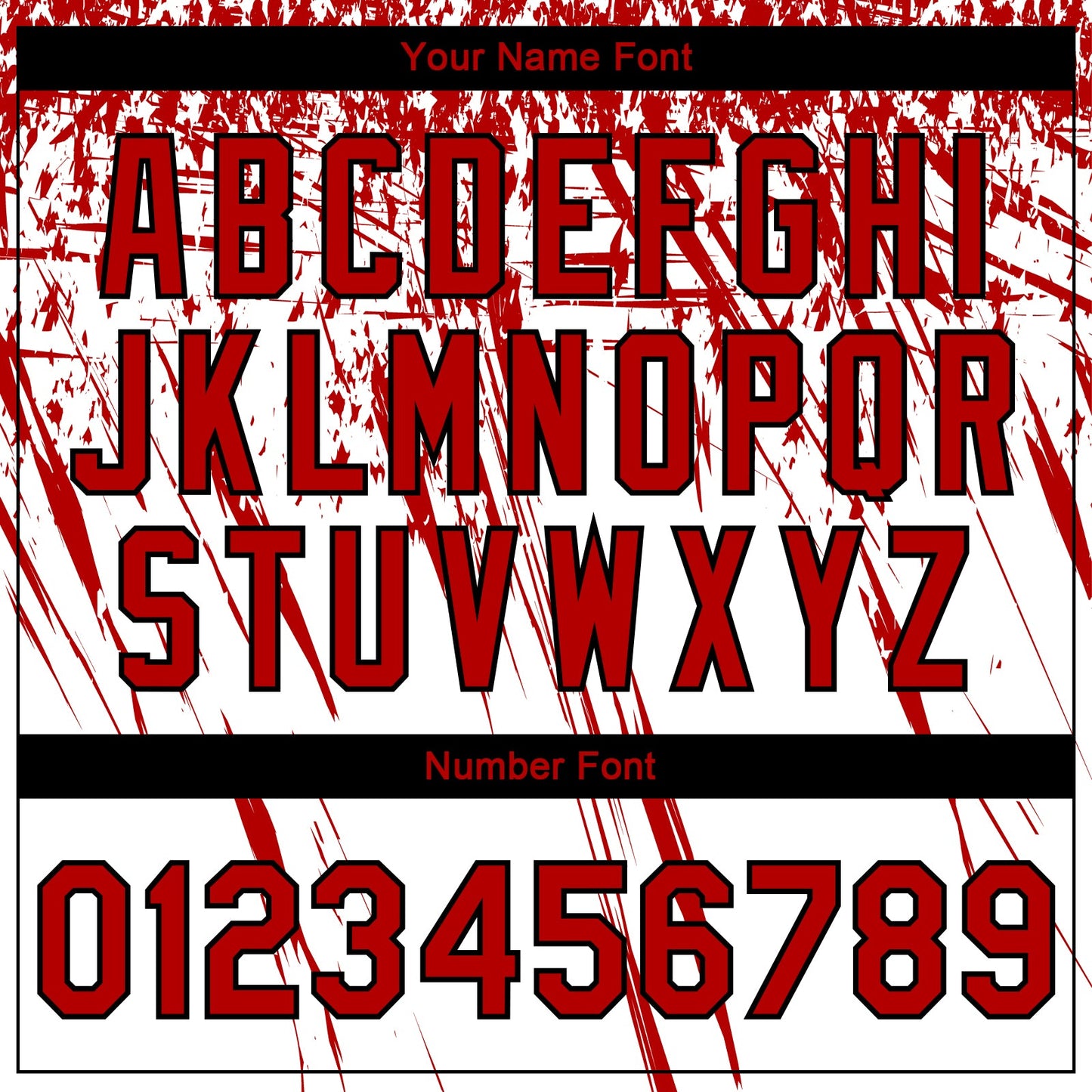Custom White Red-Black 3D Pattern Design Bomber Full-Snap Varsity Letterman Jacket