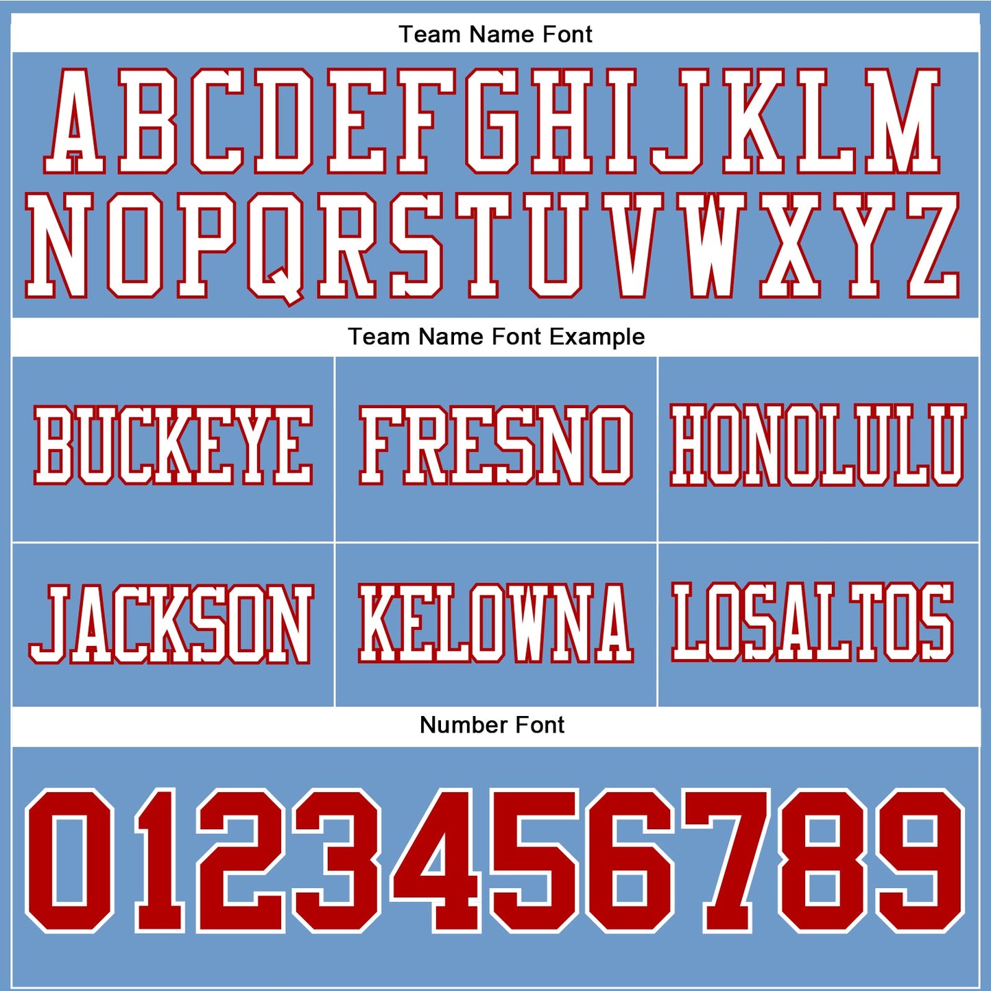 Custom Light Blue Red-White Authentic Football Jersey