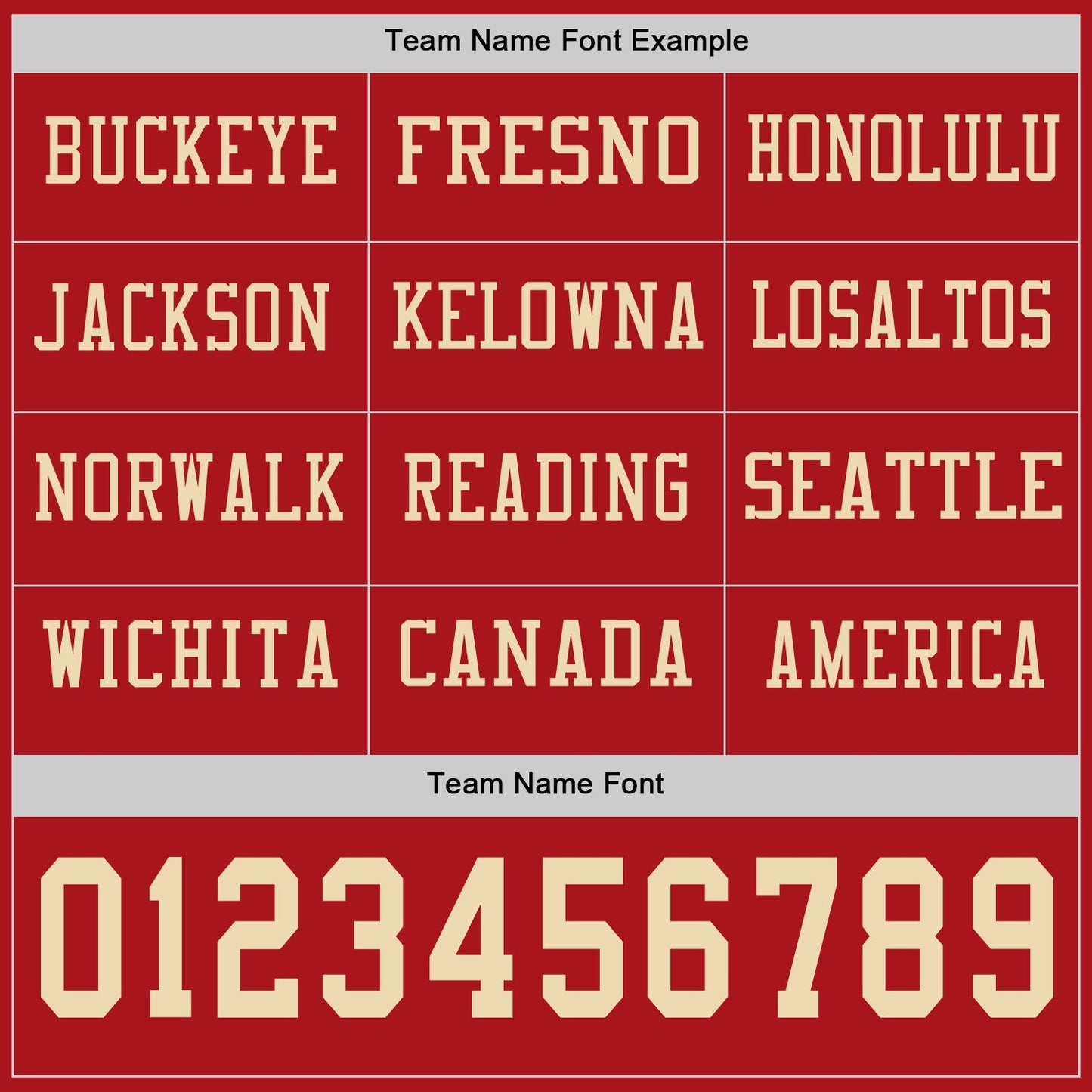 Custom Red Cream Long Sleeve Authentic Football Jersey