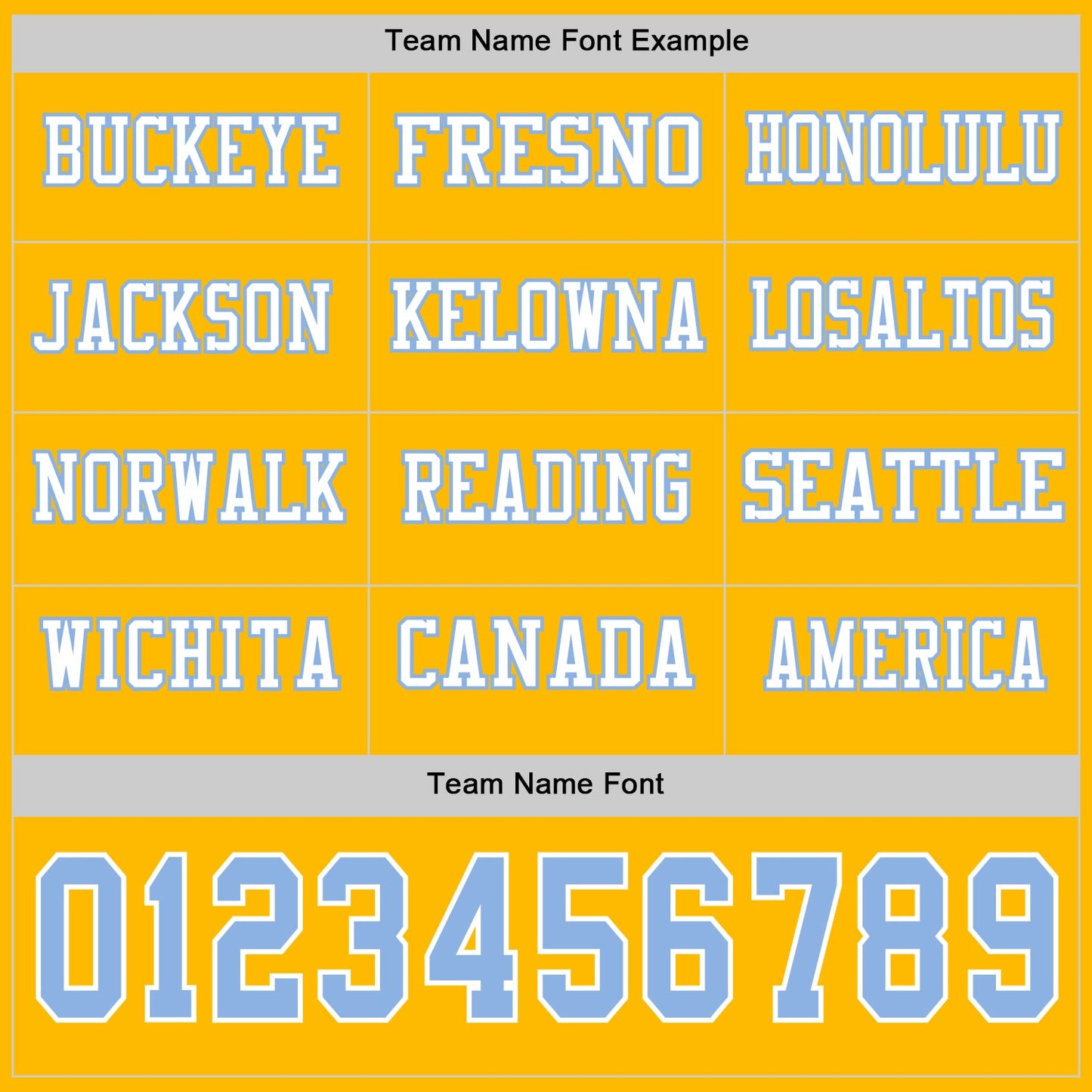Custom Gold Light Blue-White Long Sleeve Authentic Football Jersey
