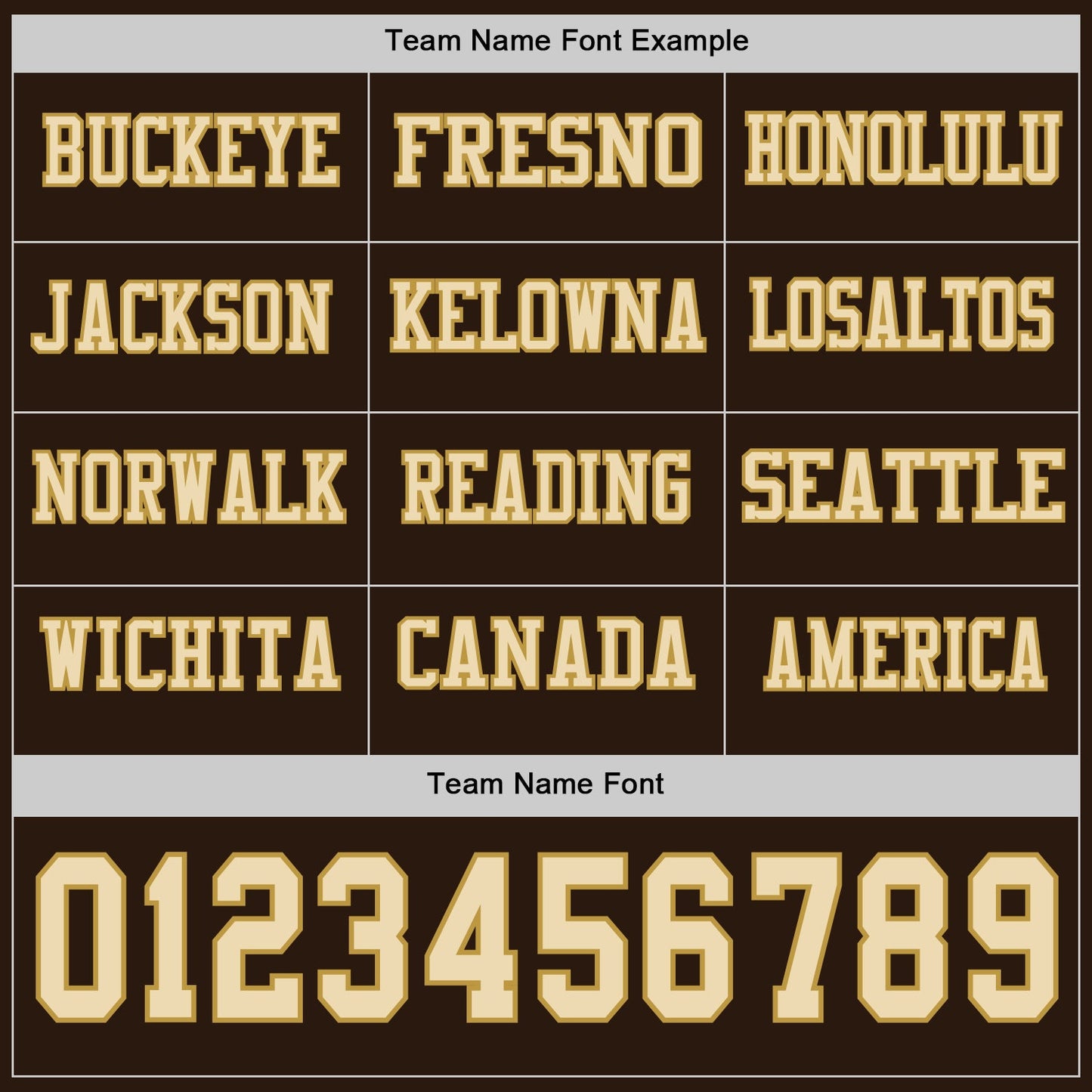 Custom Brown Cream-Old Gold Long Sleeve Authentic Football Jersey