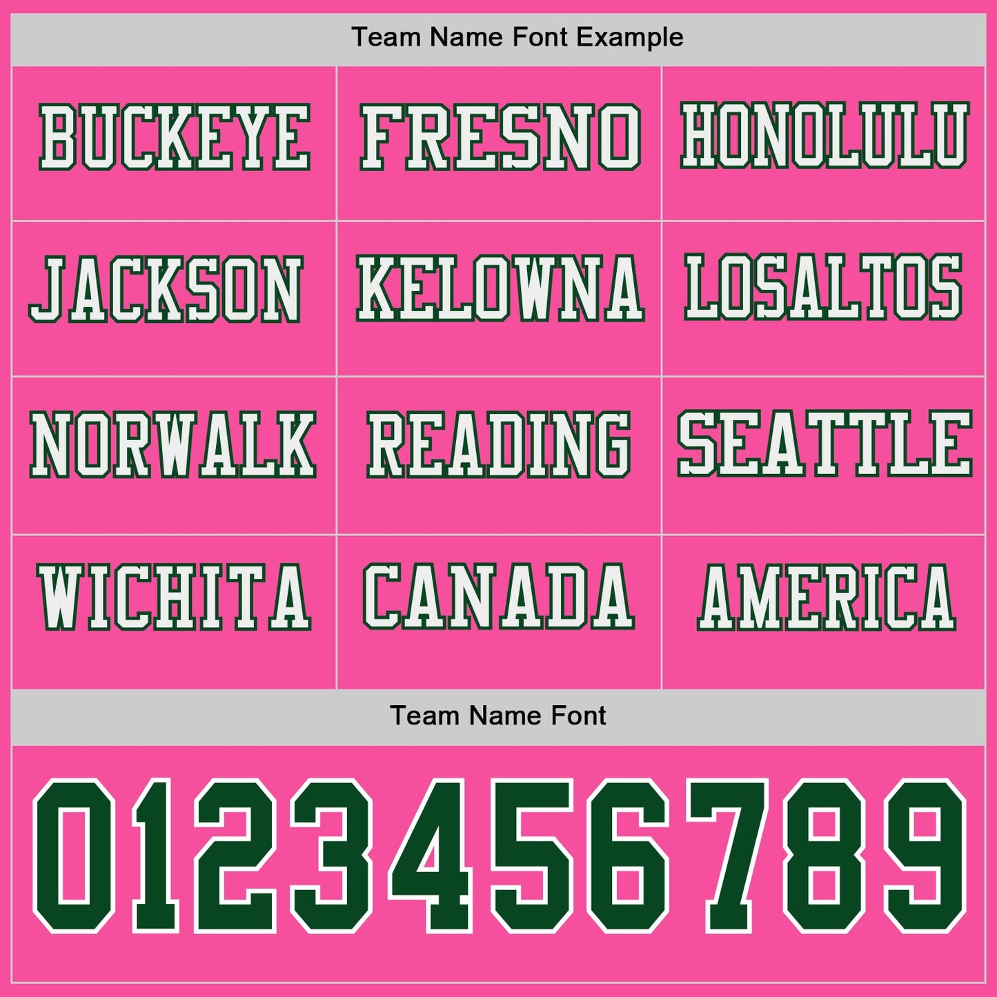 Custom Pink Green-White Long Sleeve Authentic Football Jersey