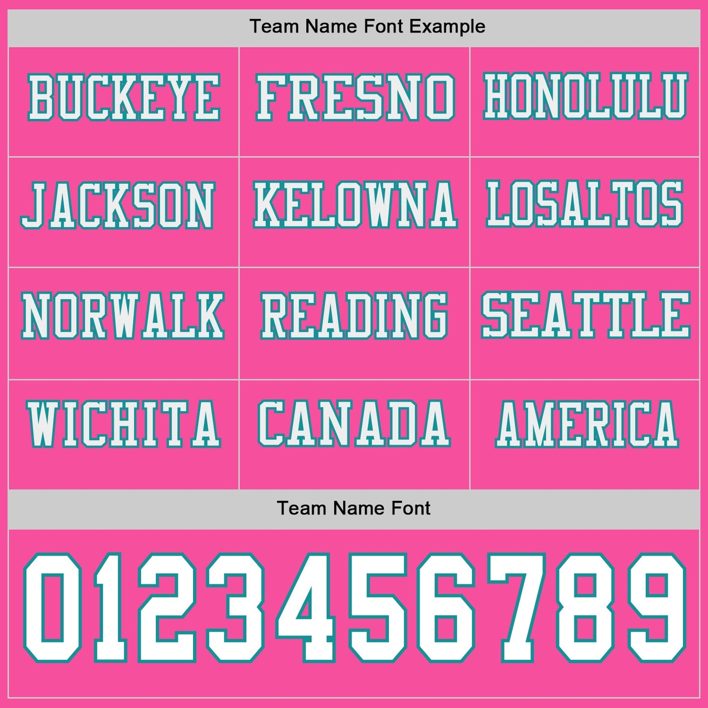 Custom Pink White-Teal Long Sleeve Authentic Football Jersey