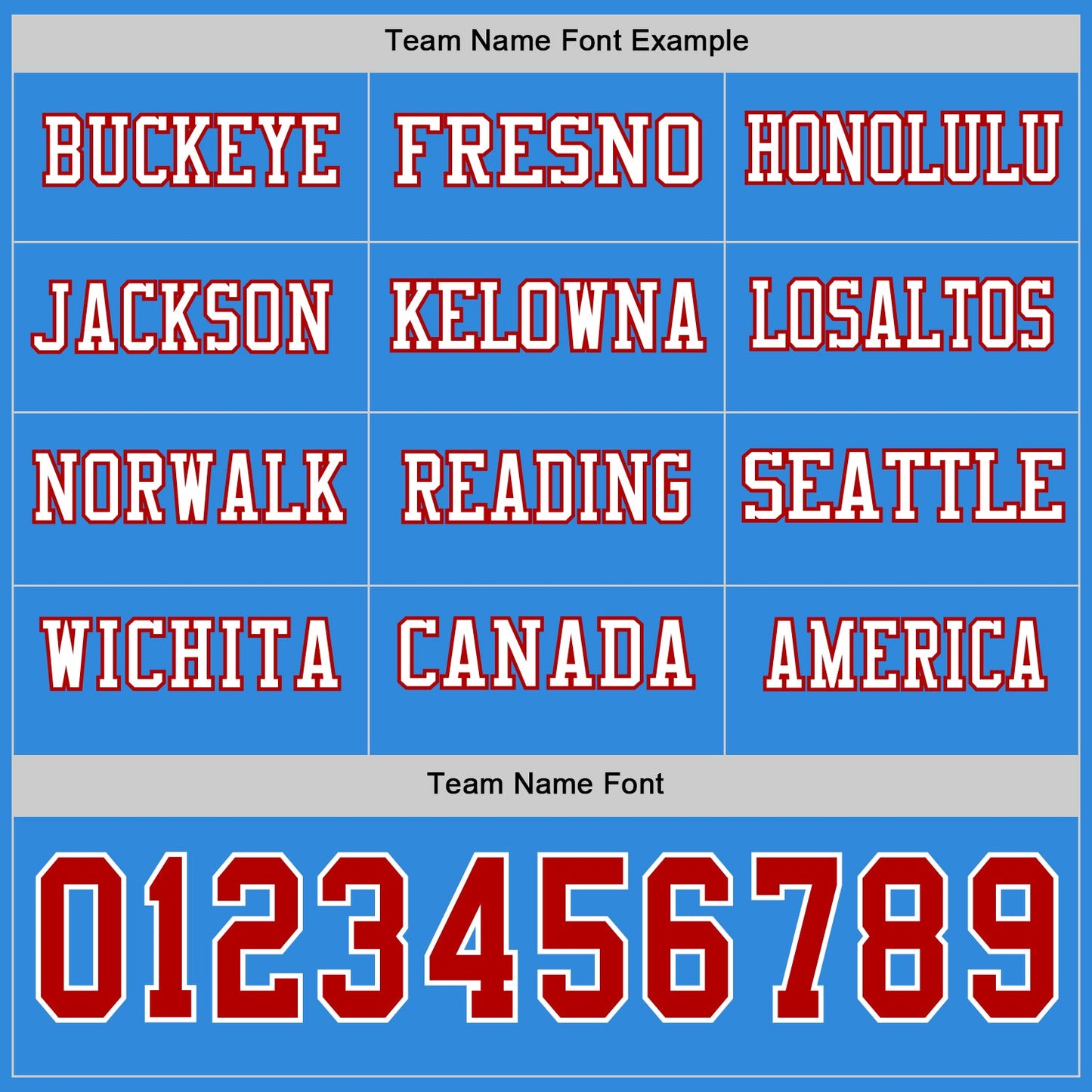 Custom Powder Blue Red-White Long Sleeve Authentic Football Jersey