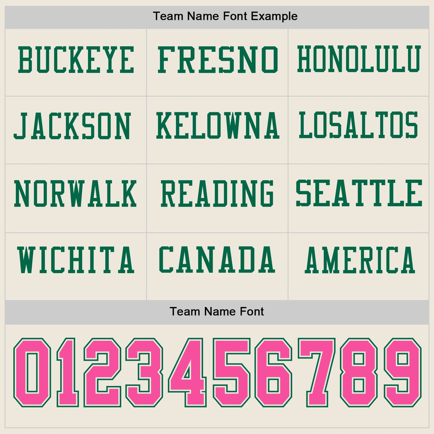 Custom Cream Pink-Kelly Green Long Sleeve Authentic Football Jersey
