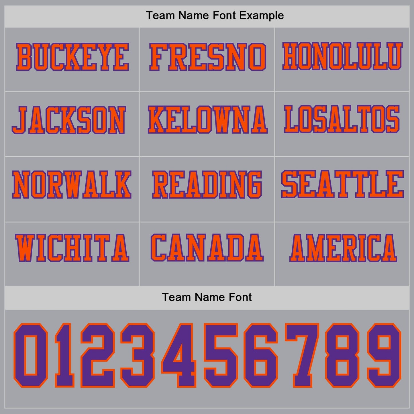 Custom Gray Purple-Orange Long Sleeve Authentic Football Jersey