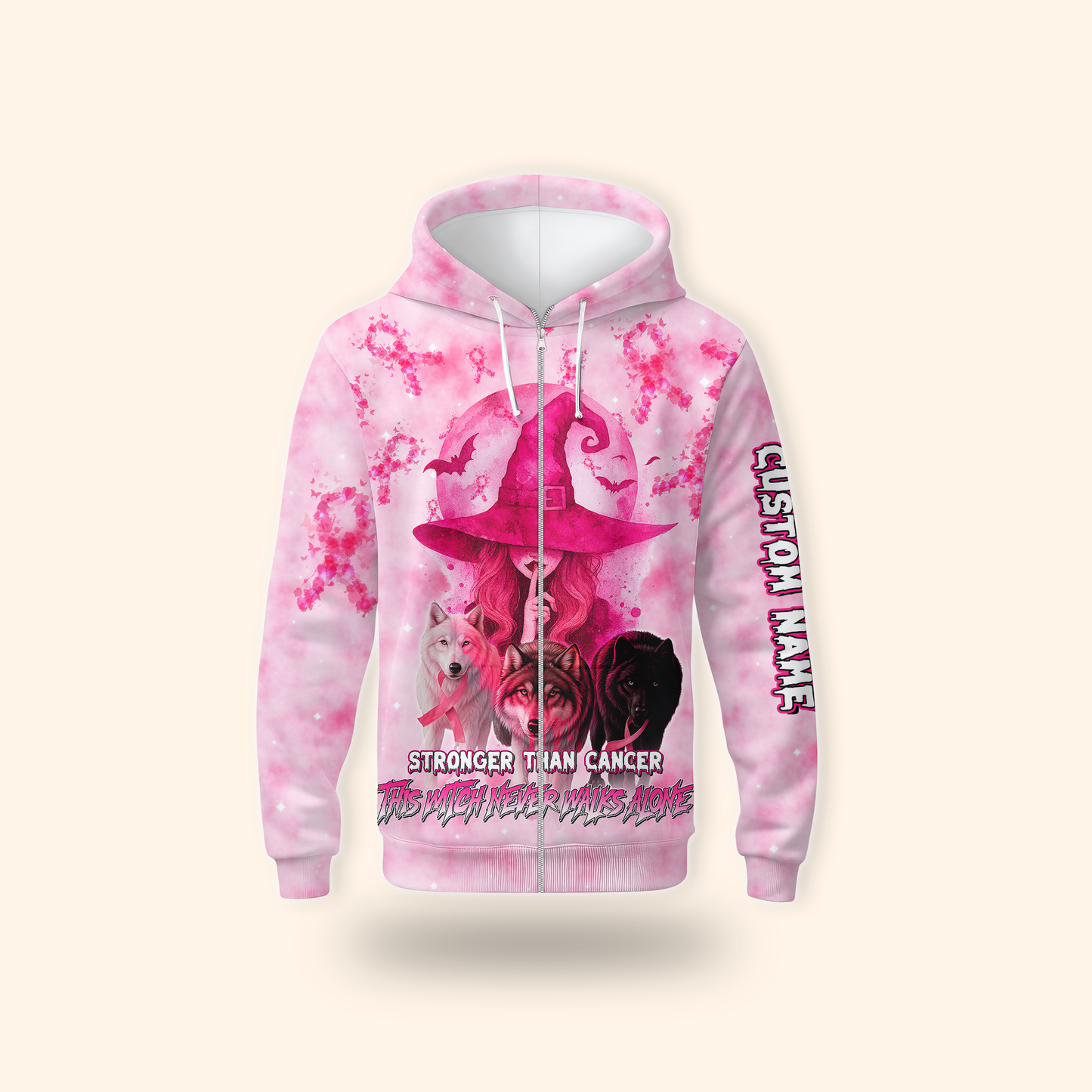 Personalized This Witch Never Walks Alone Awareness Shirt, Custom Choo