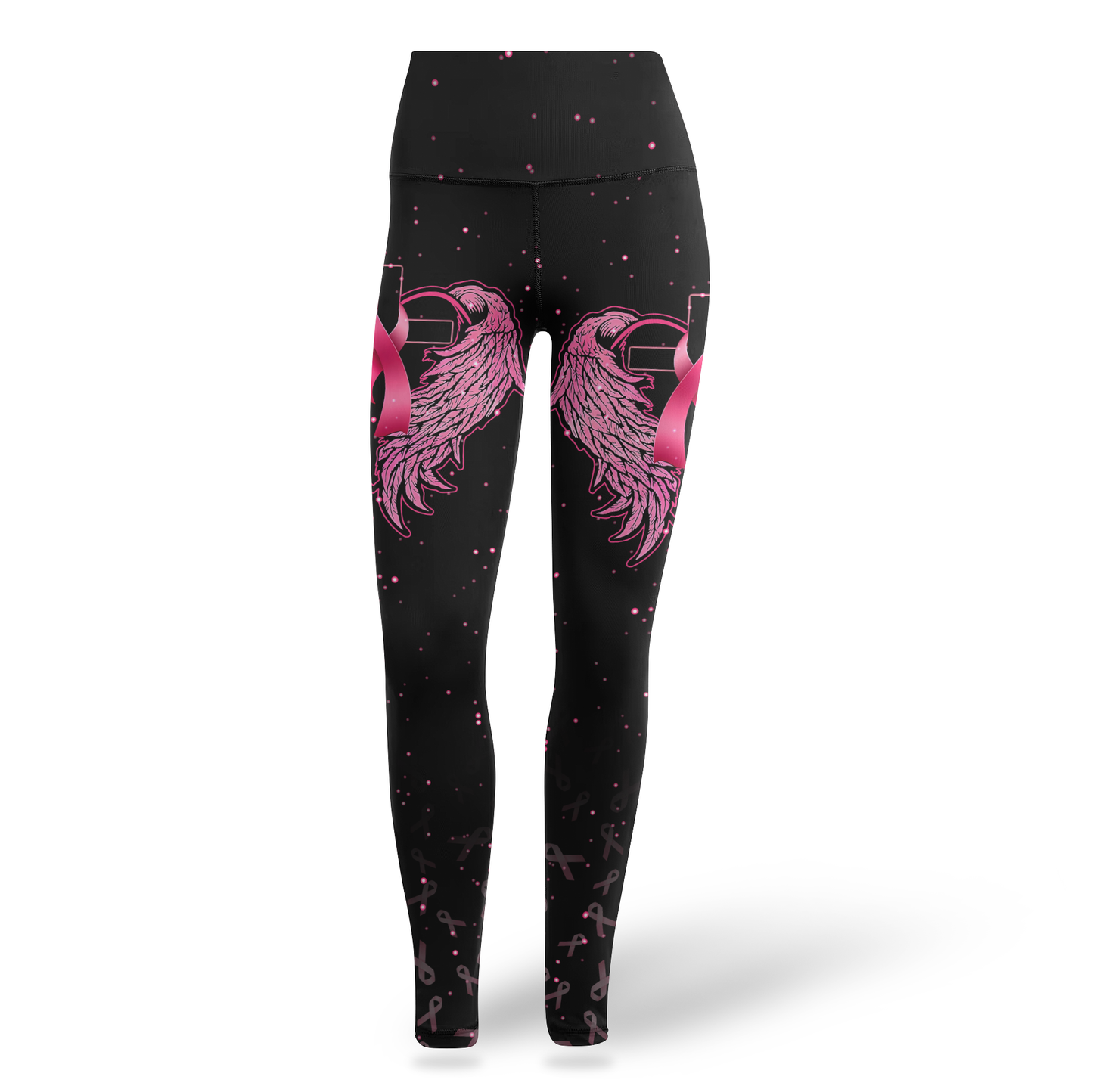 Faith Hope Love For My Mom In Heven - Combo Legging Tanktop Breast Cancer Awareness