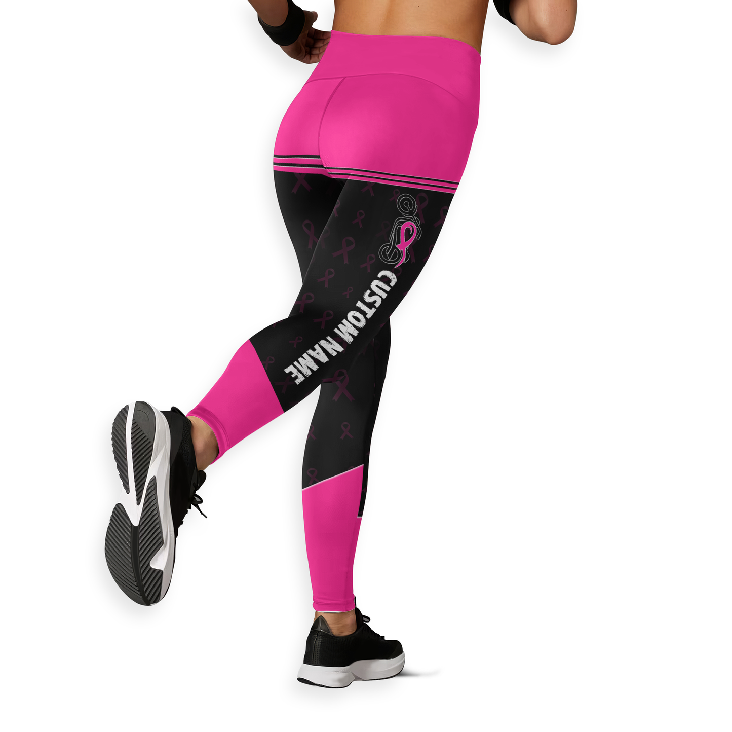 Personalized Bikes For Boobs Breast Cancer Awareness Combo Legging + Tanktop, Custom Choo