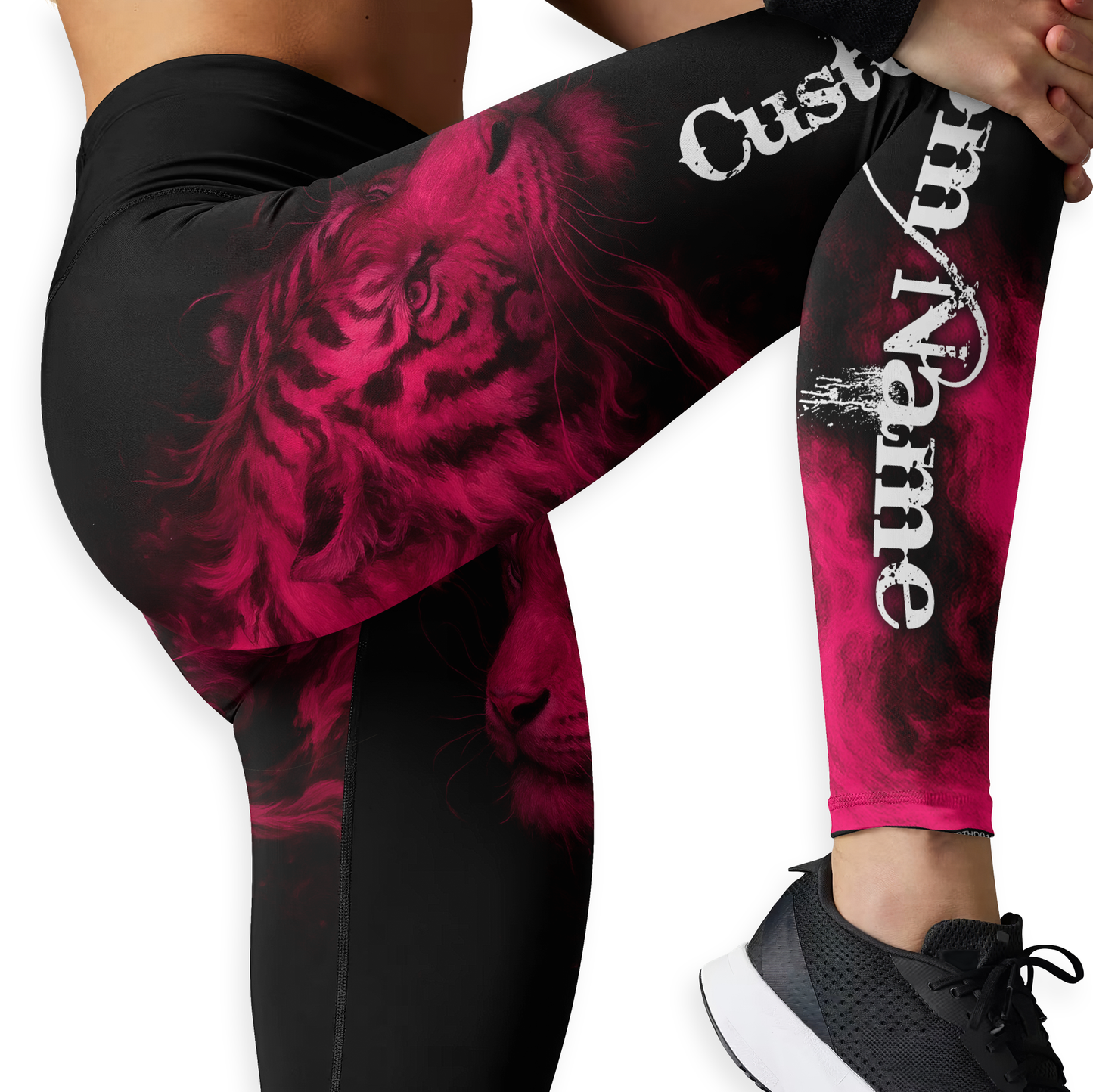 "Fierce Tiger Strength" Outfit - Breast Cancer Awareness, Custom Choo