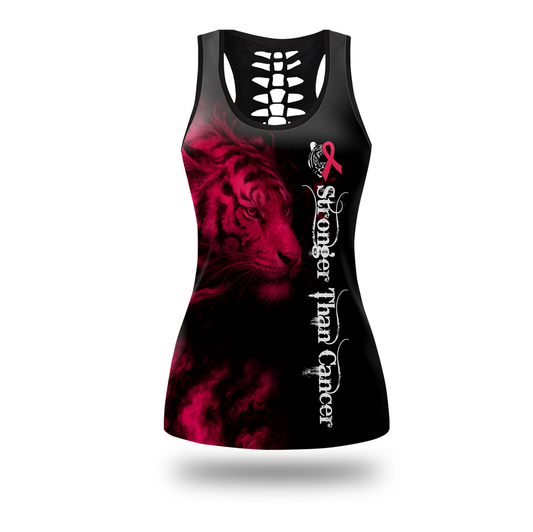 "Fierce Tiger Strength" Outfit - Breast Cancer Awareness, Custom Choo