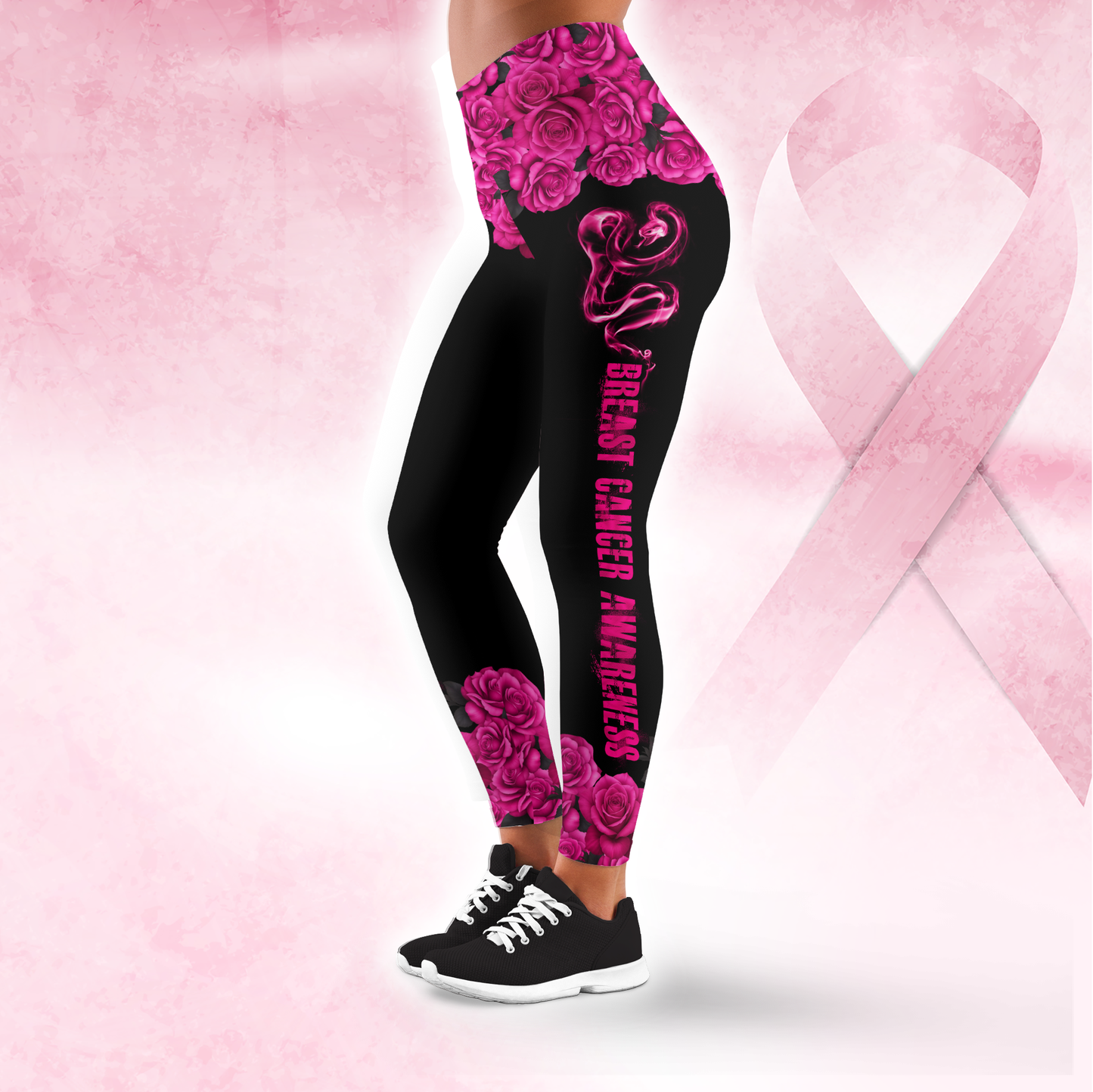 Breast Cancer Warrior Sugar Skull Outfit, Custom Choo