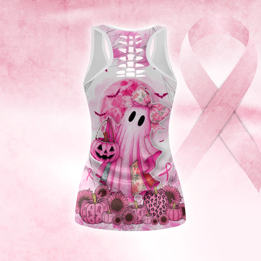 In October We Wear Pink - Combo Legging Tanktop Breast Cancer Awareness, Custom Choo