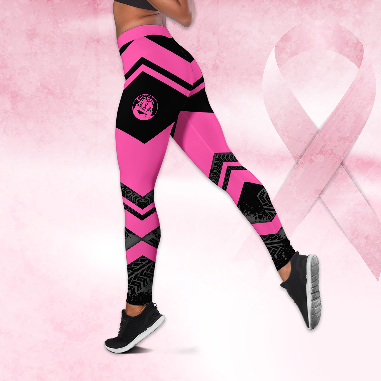 Save The Headlights - Combo Legging Breast Cancer Awareness, Custom Choo