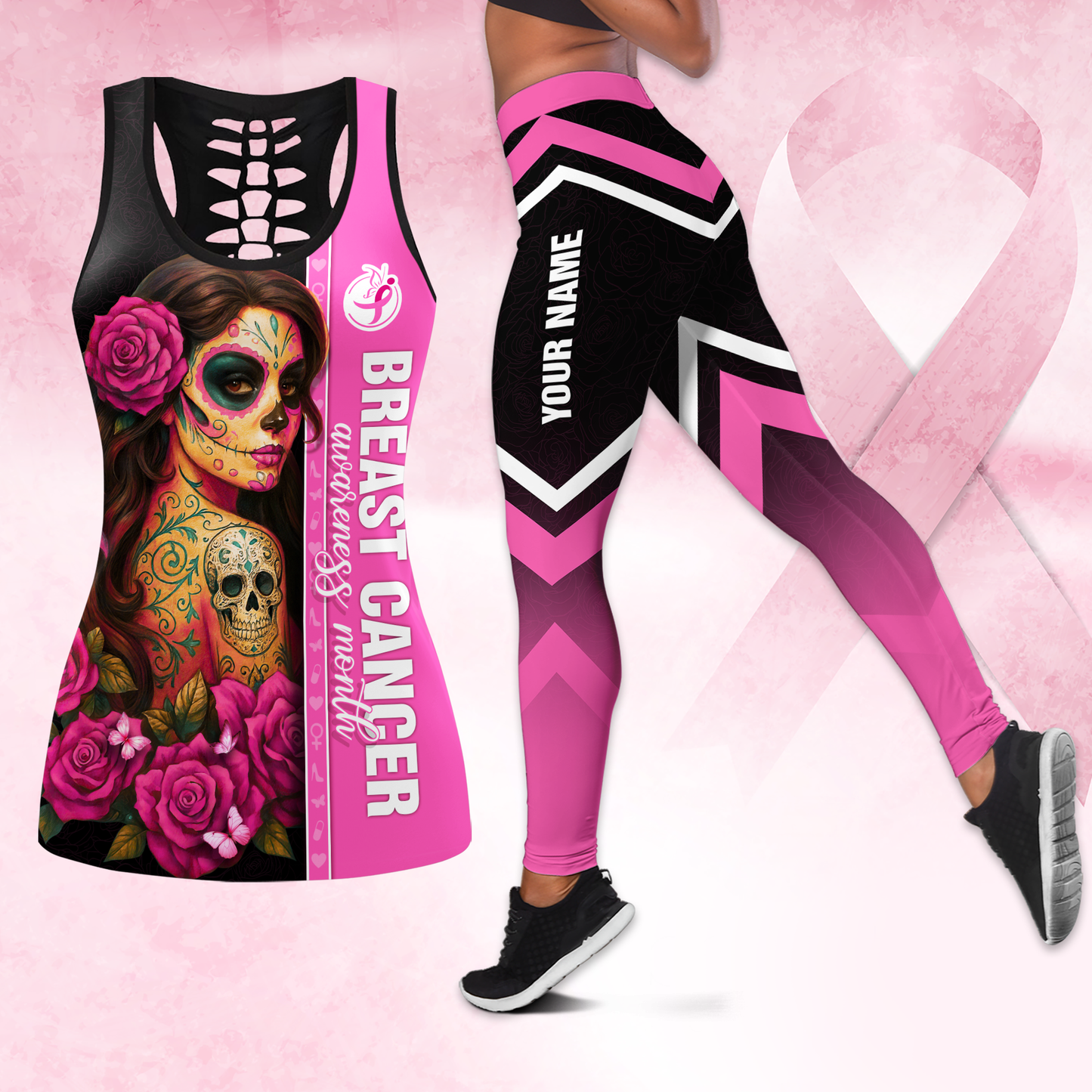 Breast Cancer Awareness Month - Combo Legging Breast Cancer Awareness, Custom Choo