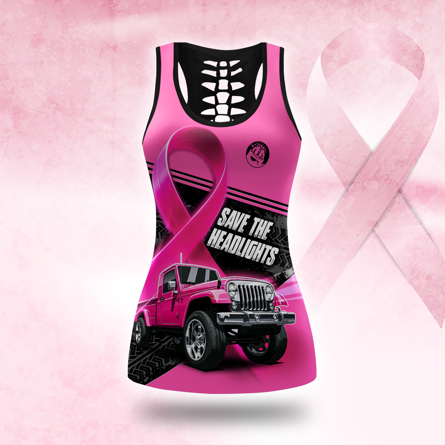 Save The Headlights - Combo Legging Breast Cancer Awareness, Custom Choo