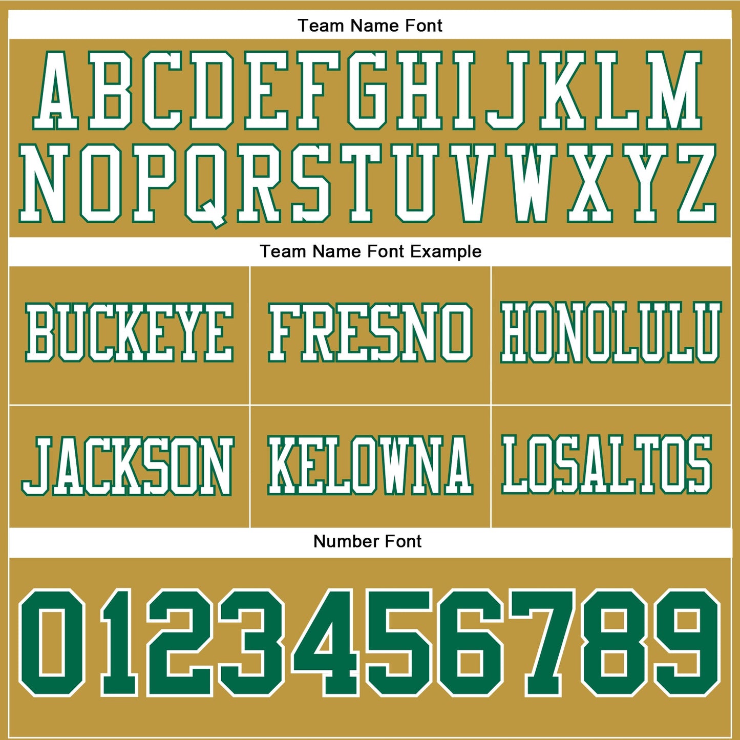 Custom Old Gold Kelly Green-White Authentic Football Jersey