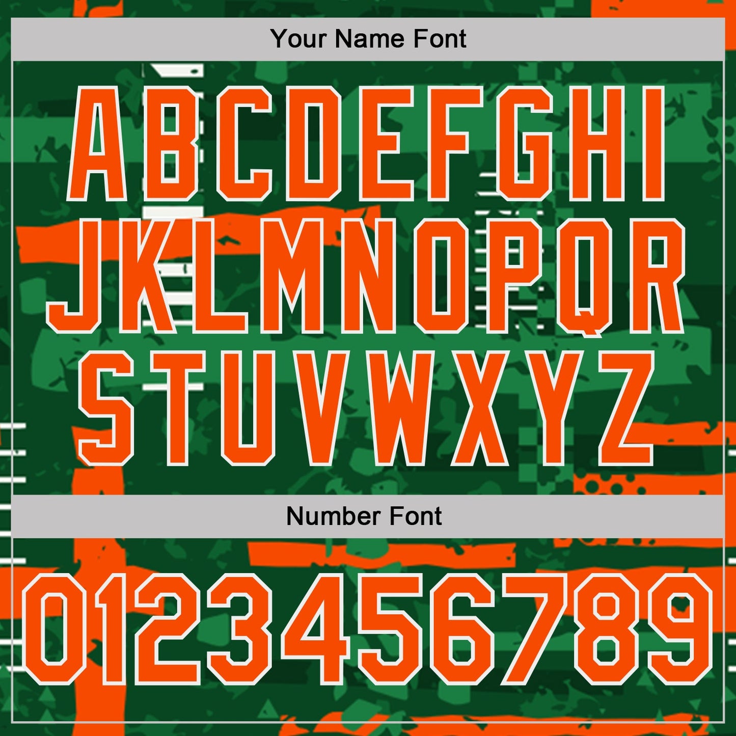 Custom Green Orange-White Abstract Geometric Grunge Fragment Performance Polo Shirt
