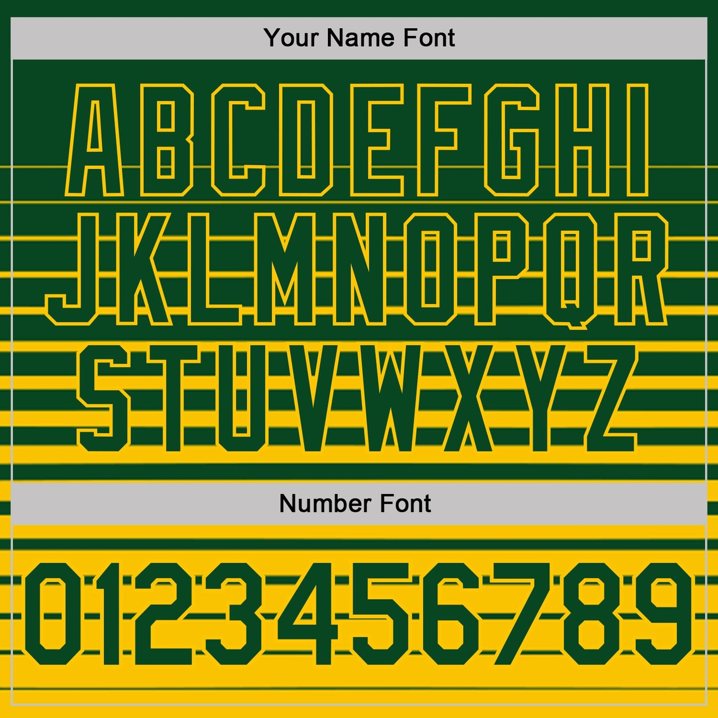 Custom Green-Yellow Horizontal Gradient Stripe Performance Polo Shirt