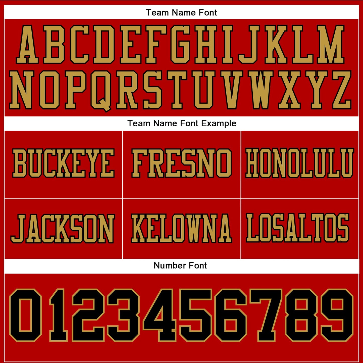 Custom Red Black-Old Gold Authentic Football Jersey