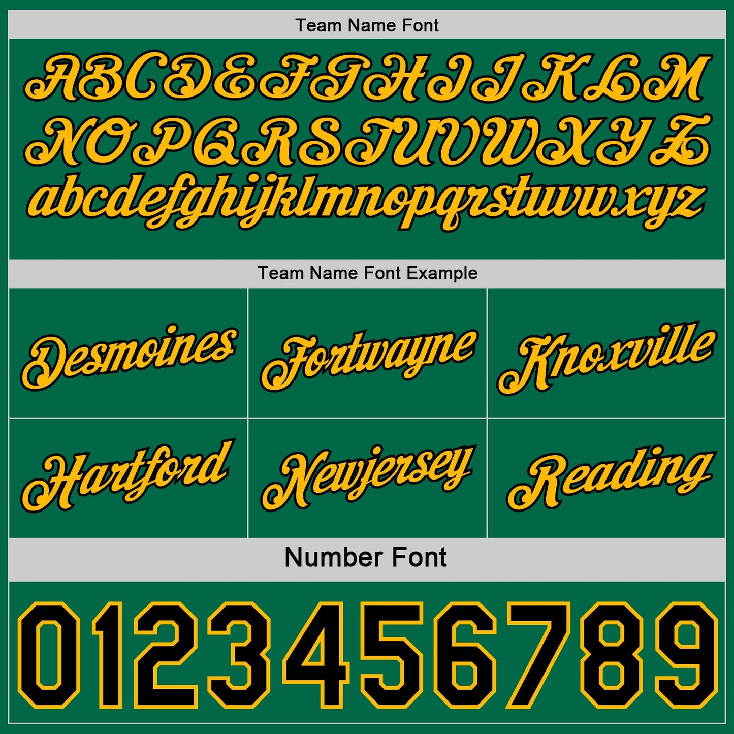 Custom Reversible Black Kelly Green-Gold Double Side Star Sublimation Basketball Set Jersey