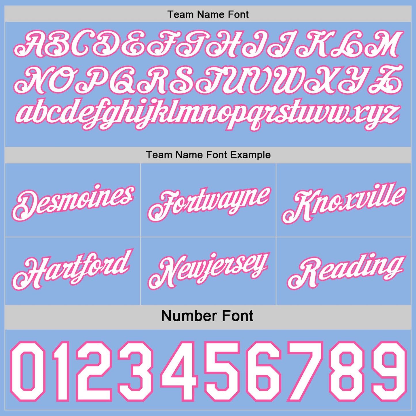 Custom Reversible Pink White-Light Blue Double Side Star Sublimation Basketball Set Jersey