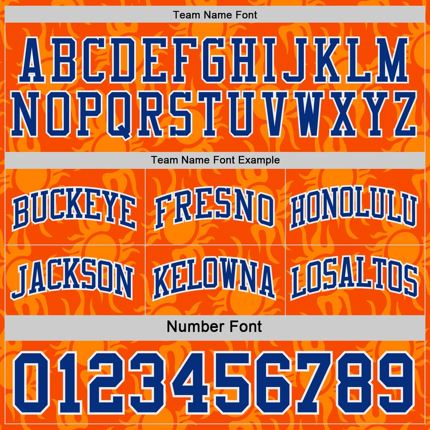 Custom Royal Orange-White Side Panel Stripe Sun Flame Reversible Double Side Sublimation Basketball Set Jersey
