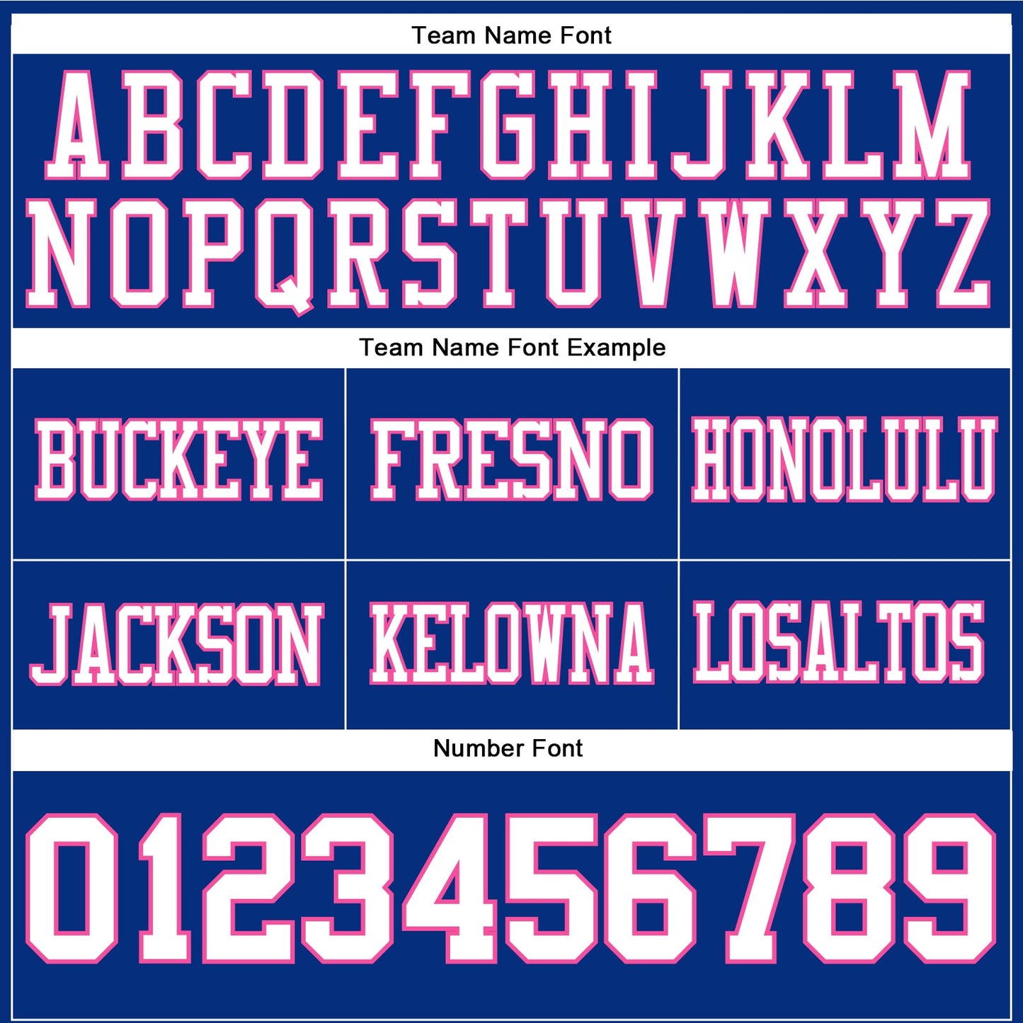 Custom Royal White-Pink Authentic Football Jersey