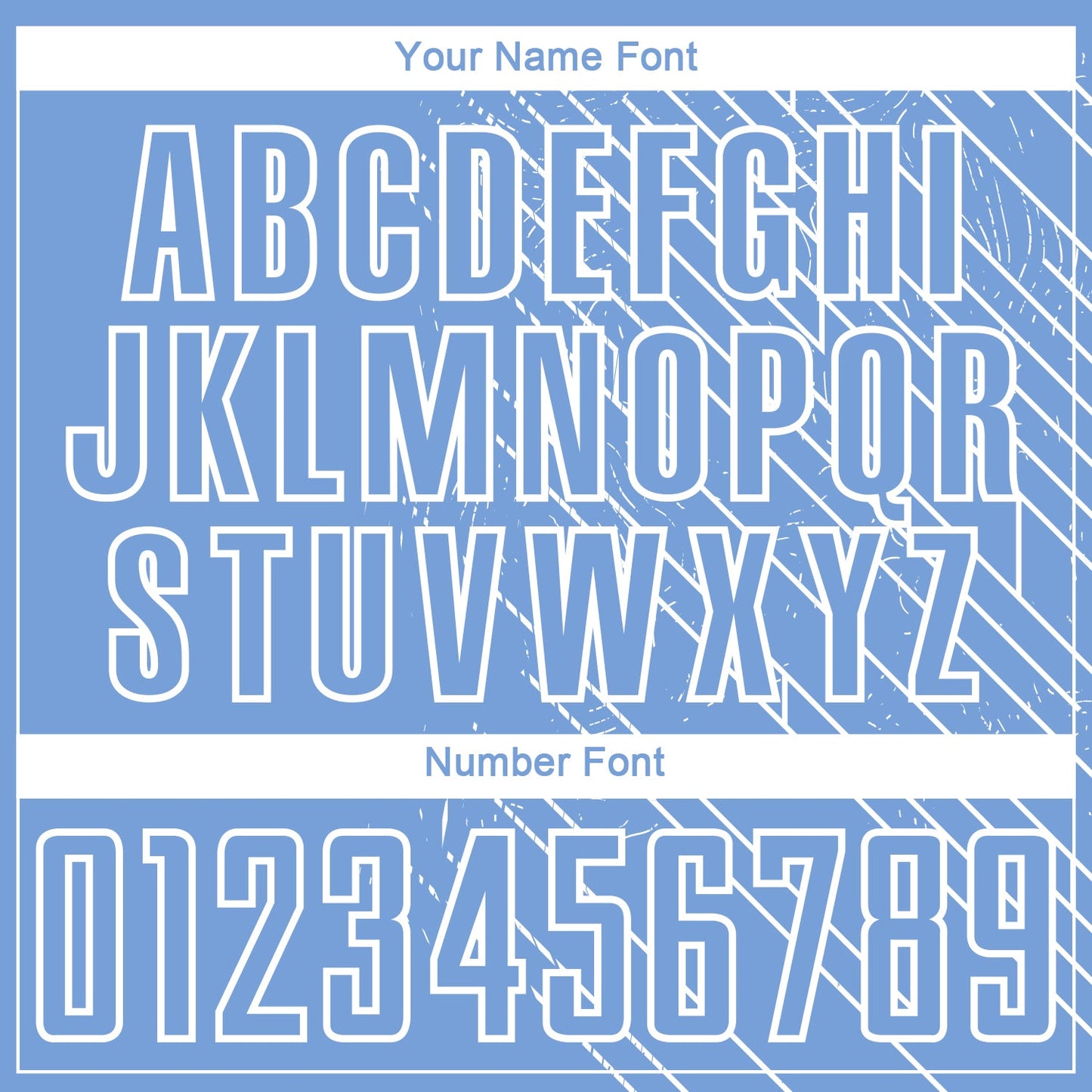 Custom Light Blue White Lines Sublimation Soccer Uniform Jersey