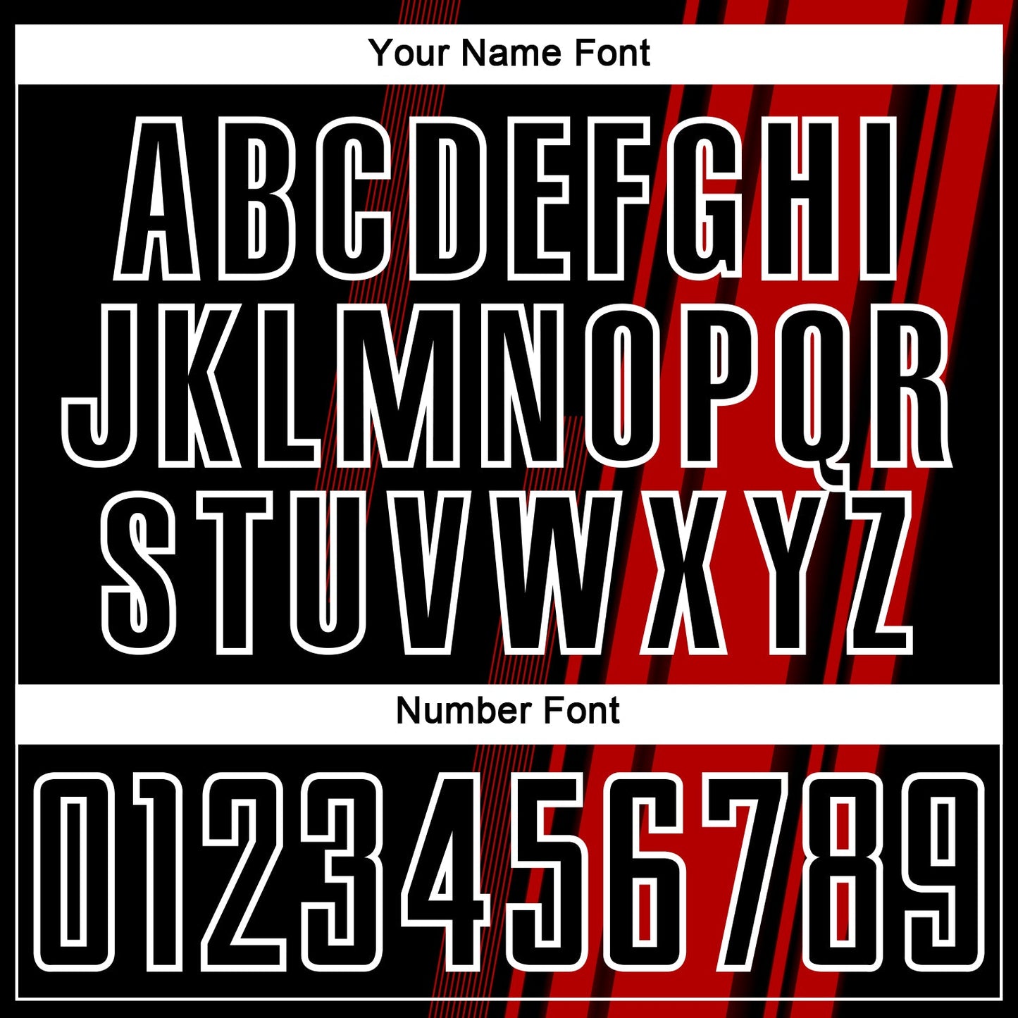 Custom Red Black-White Lines Sublimation Soccer Uniform Jersey