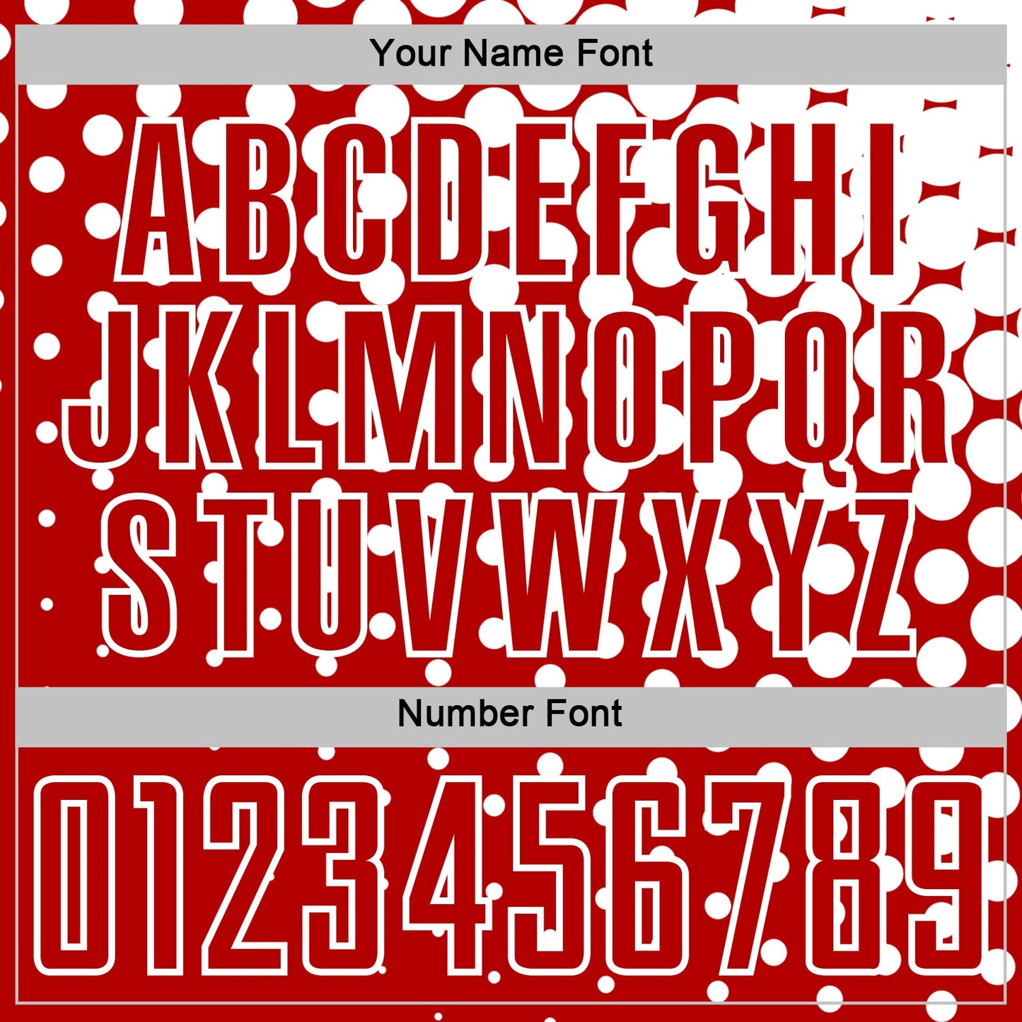 Custom Red White Modern Polka Dot Sublimation Soccer Uniform Jersey