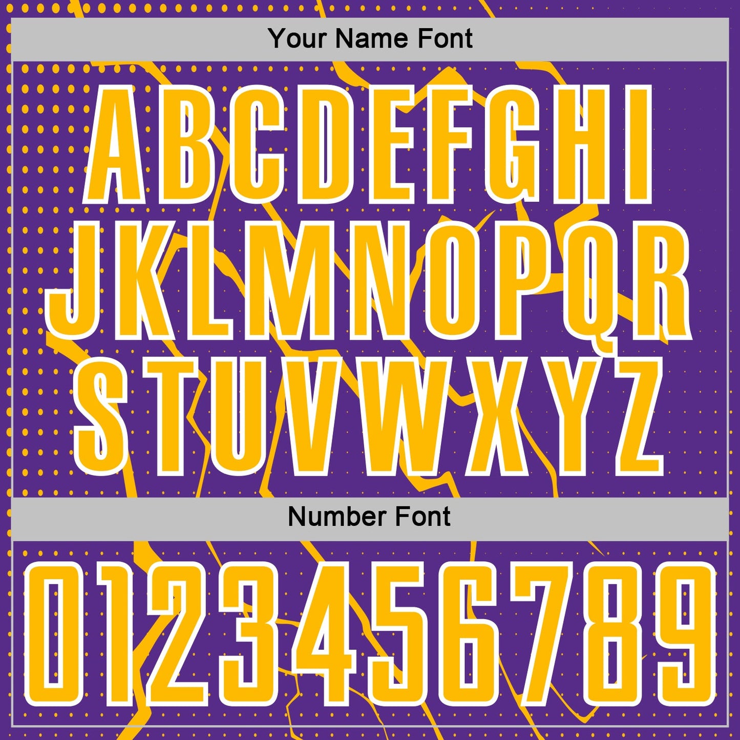 Custom Purple Gold-White Lightning Sports Sublimation Soccer Uniform Jersey