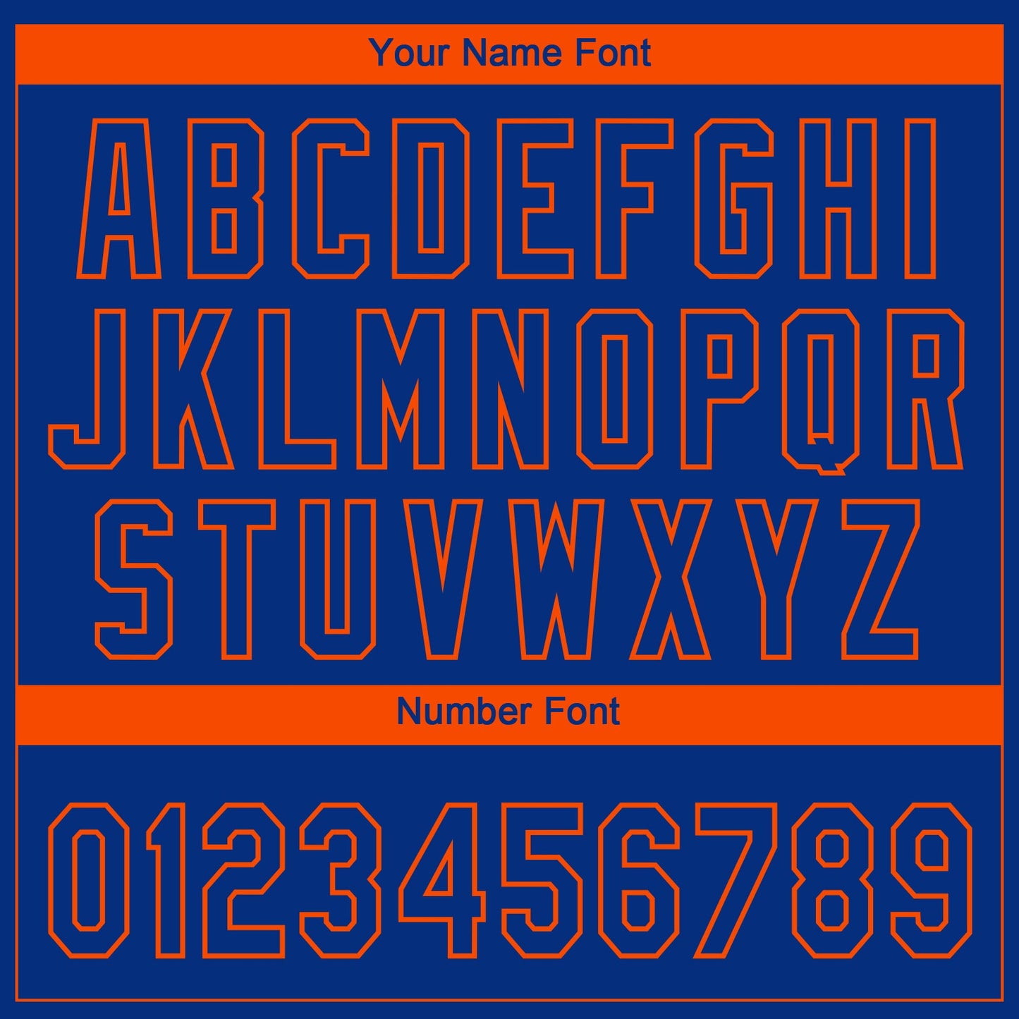 Custom Royal Orange New York City Edition Gradient Two-Button Unisex Softball Jersey