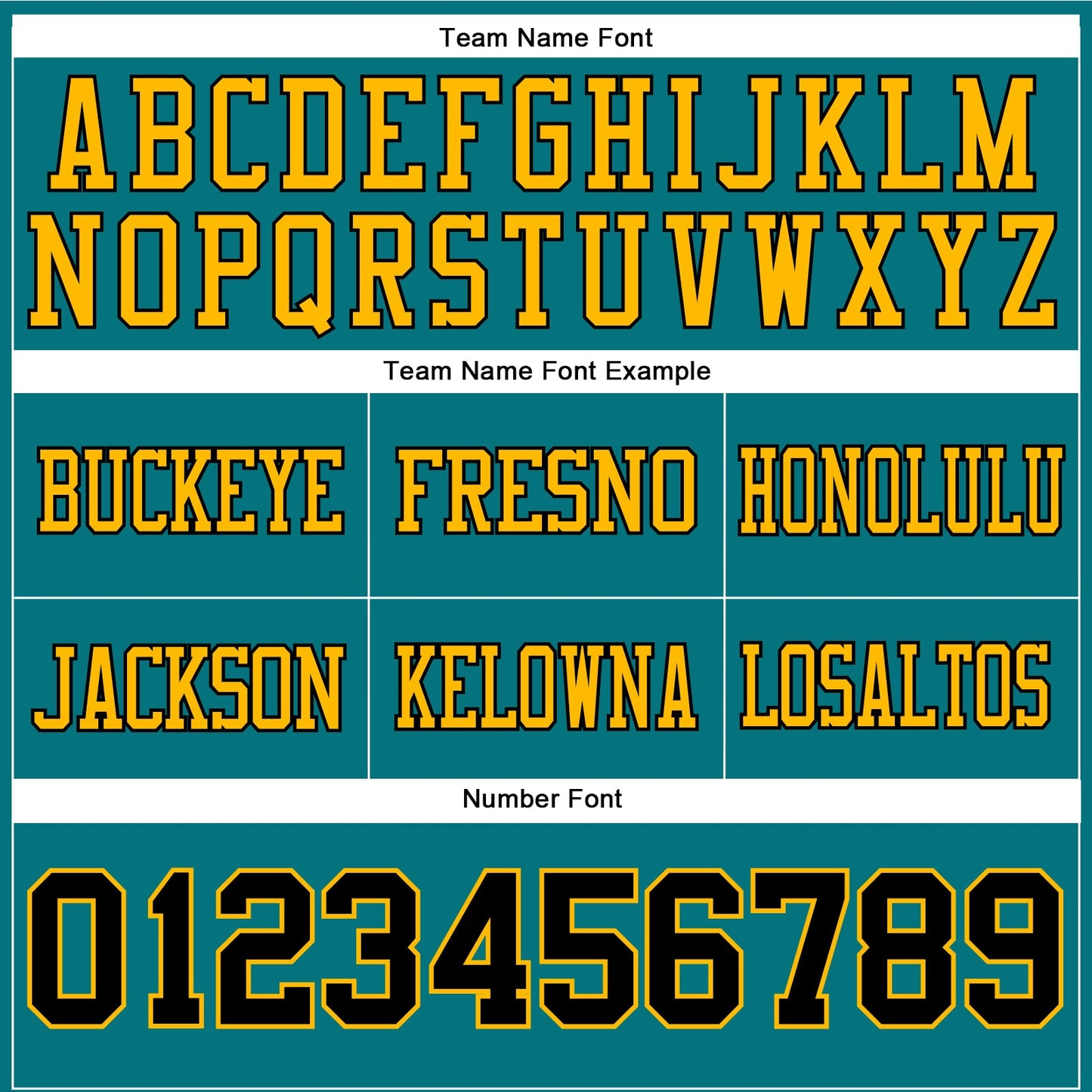 Custom Teal Black-Gold Authentic Football Jersey