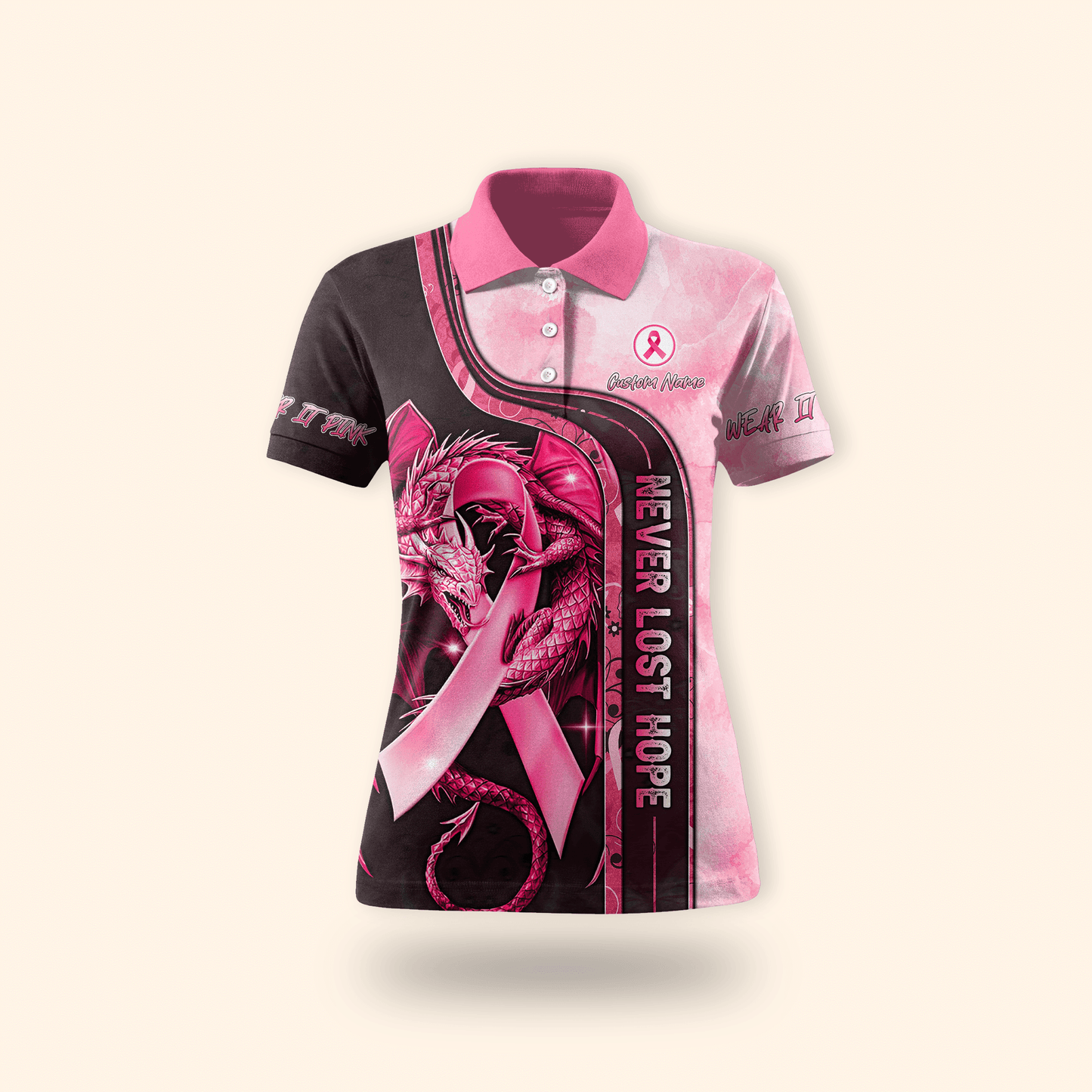 Warrior Dragon Breast Cancer Awareness - Breast Cancer Awareness shirt