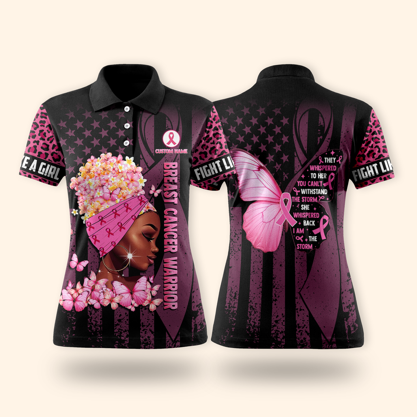 Fight Like A Girl - Survivor Breast Cancer Awareness Shirt