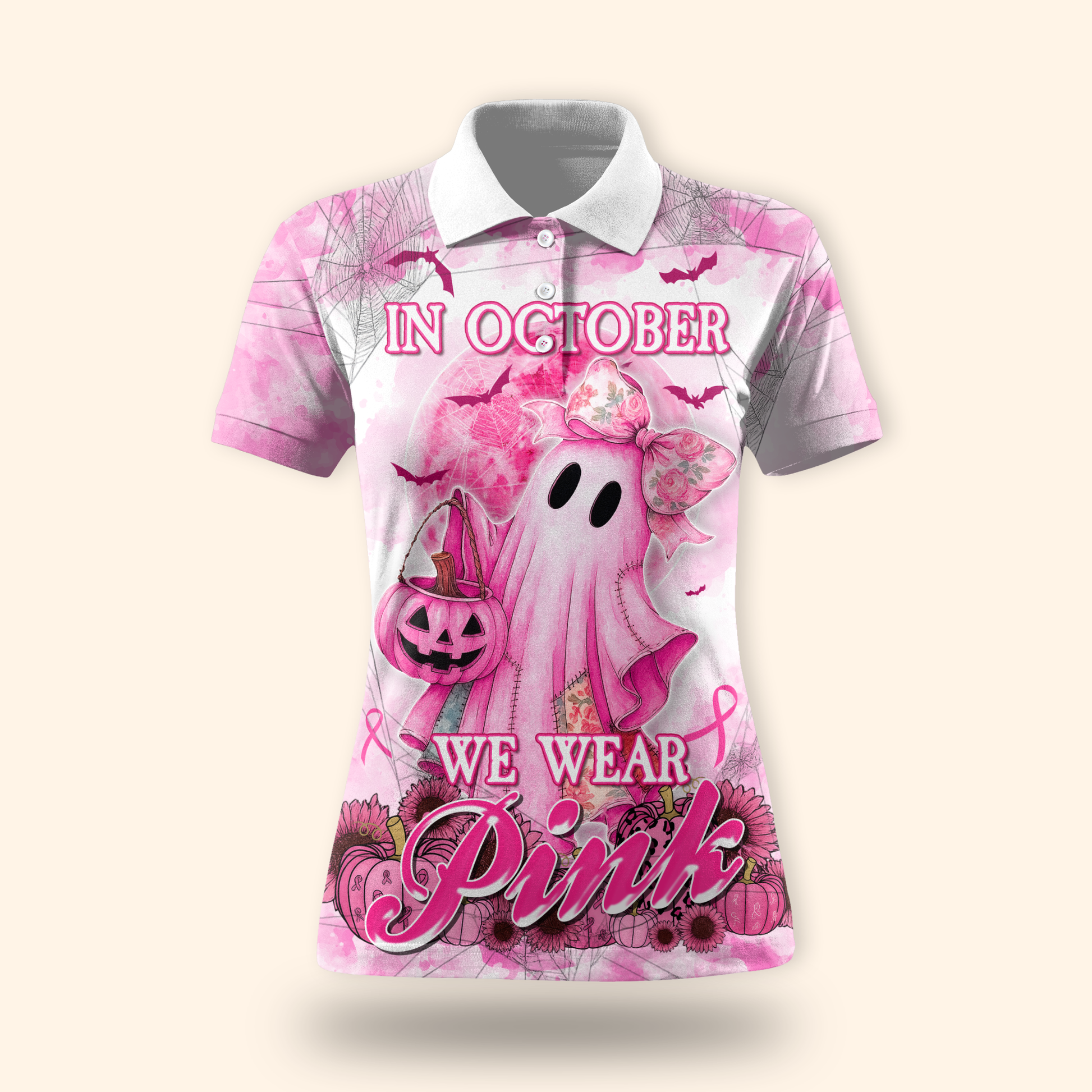 In October We Wear Pink - Breast Cancer Awareness Shirt, Custom Choo