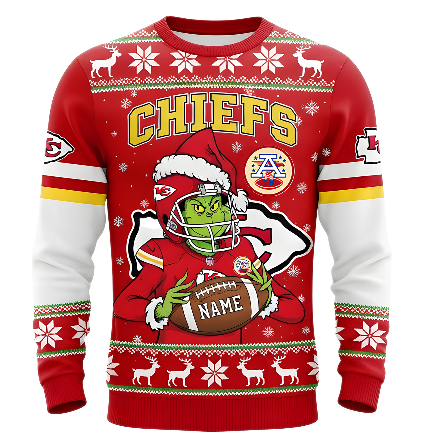 Funny Ugly Christmas Sweater - MERRY CHRISTMASS -Gifts for Fan Custom name and number