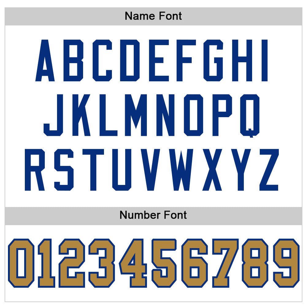 Custom White Old Gold-Royal Mesh Authentic Football Jersey